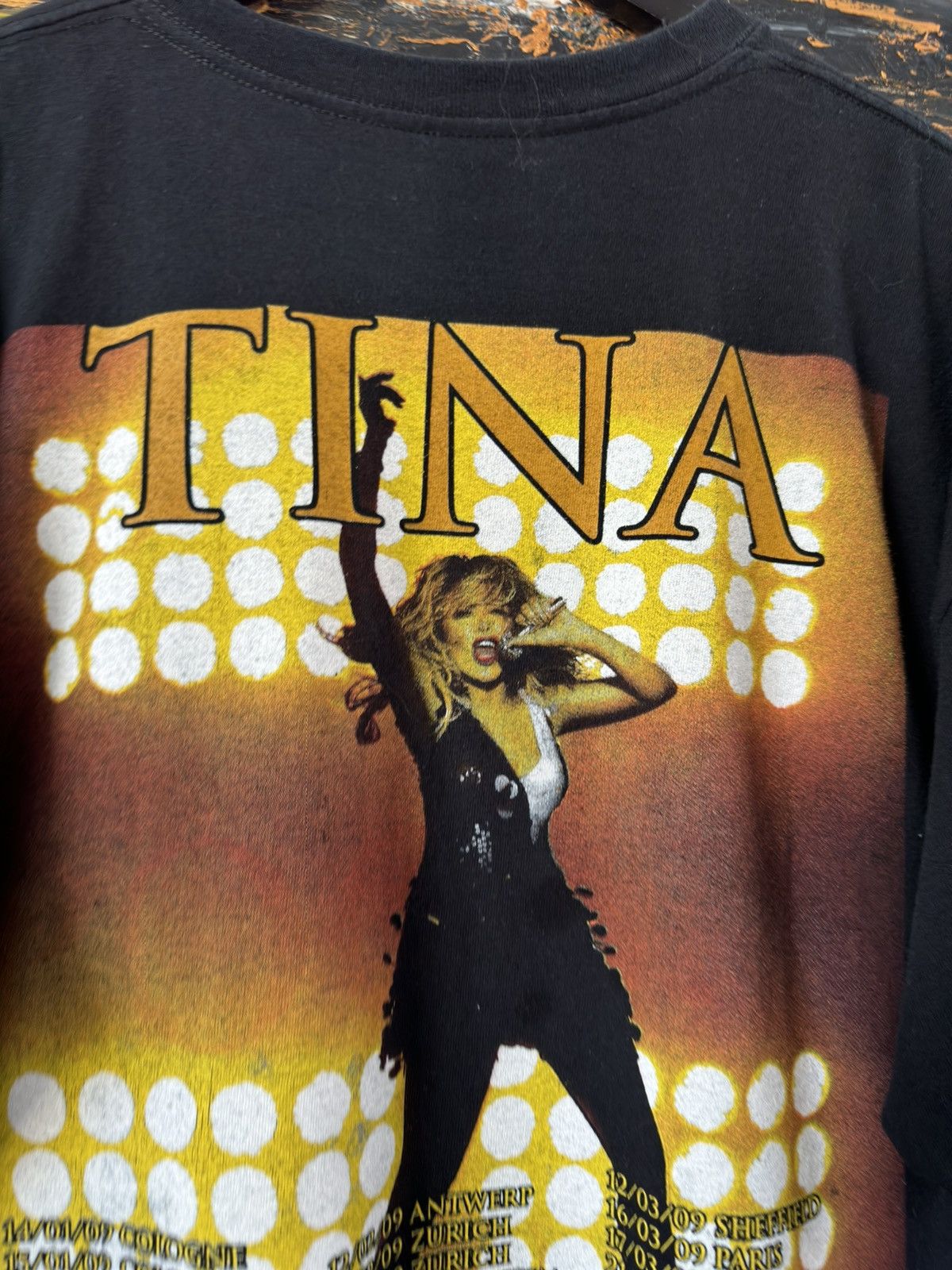 Band Tees × Vintage Vintage Tina Turner 2009 Tour T Shirt Size US XL / EU 56 / 4 - 6 Thumbnail