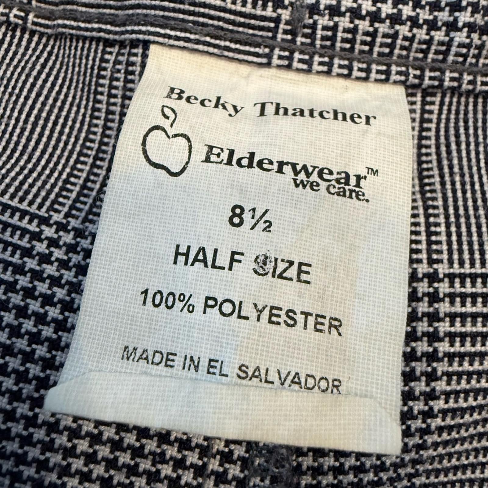 Other Becky Thatcher vintage black white herringbone skort 8 1/2 Size 30" / US 8 / IT 44 - 7 Thumbnail