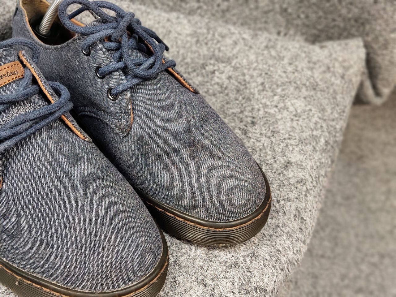 Dr. Martens Dr. Martens Delray Canvas Dark Classic Shoes Oxford Boots Size US 6.5 / EU 39-40 - 13 Thumbnail