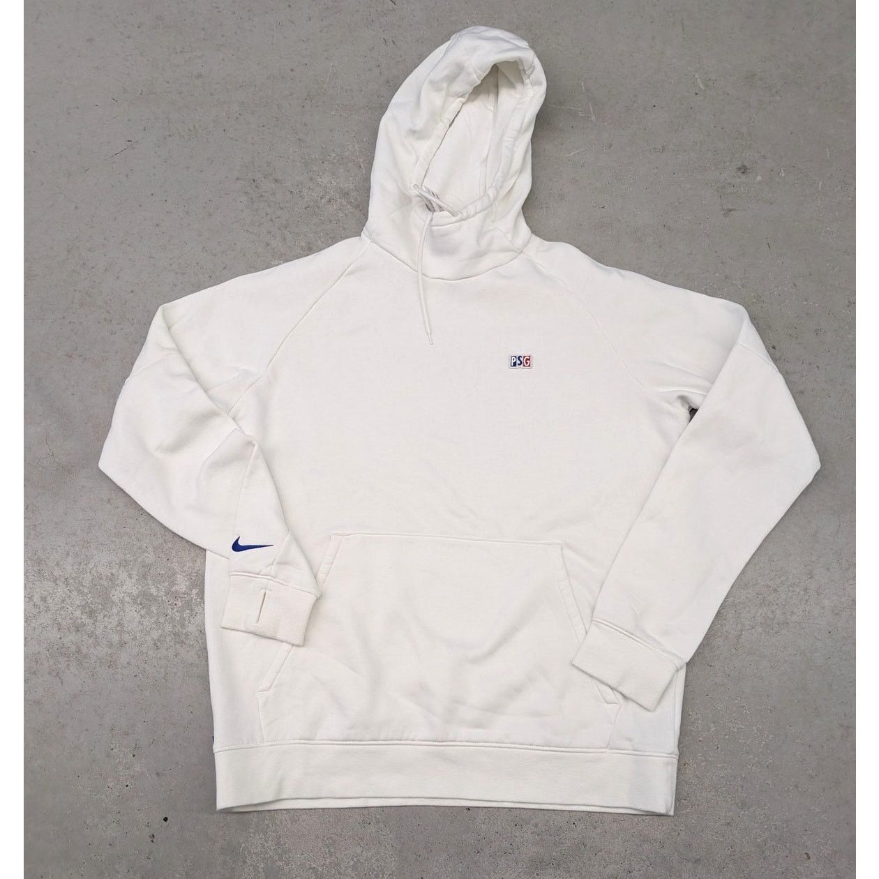 Nike Nike PSG Paris Saint-Germain White Hoodie Size US L / EU 52-54 / 3 - 1 Thumbnail