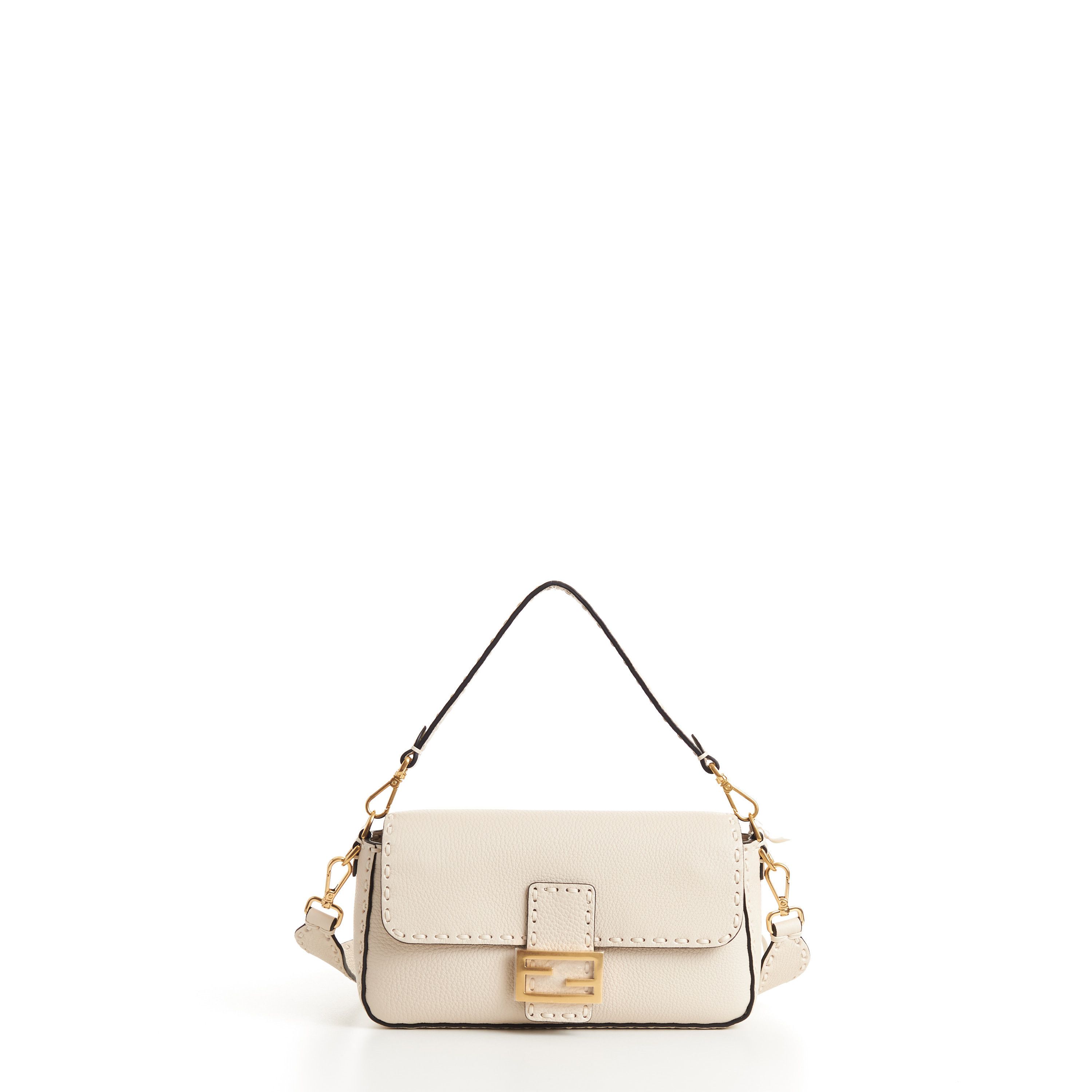 Fendi Baguette - Camellia Selleria Bag With Oversize Topstitching Size ONE SIZE - 12 Thumbnail