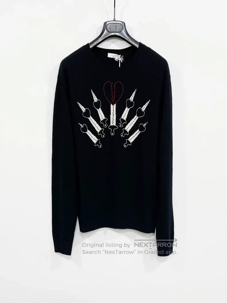 Valentino Valentino Wool knitted sweater Size US L / EU 52-54 / 3 - 1 Thumbnail