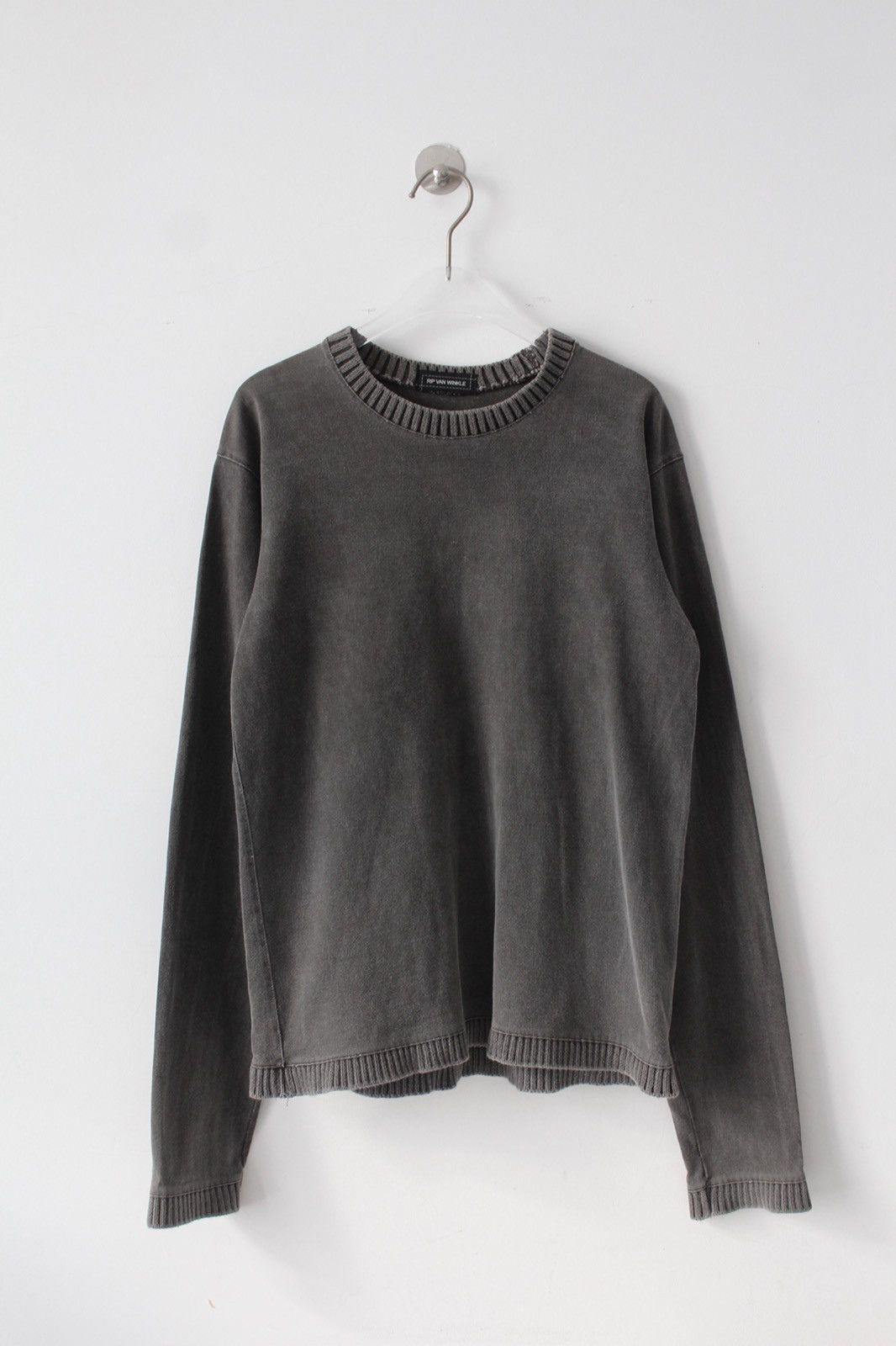 RIPVANWINKLE 2000S RIP VAN WINKLE GARMENT-DYED COTTON SWEATSHIRT Size US M / EU 48-50 / 2 - 1 Thumbnail