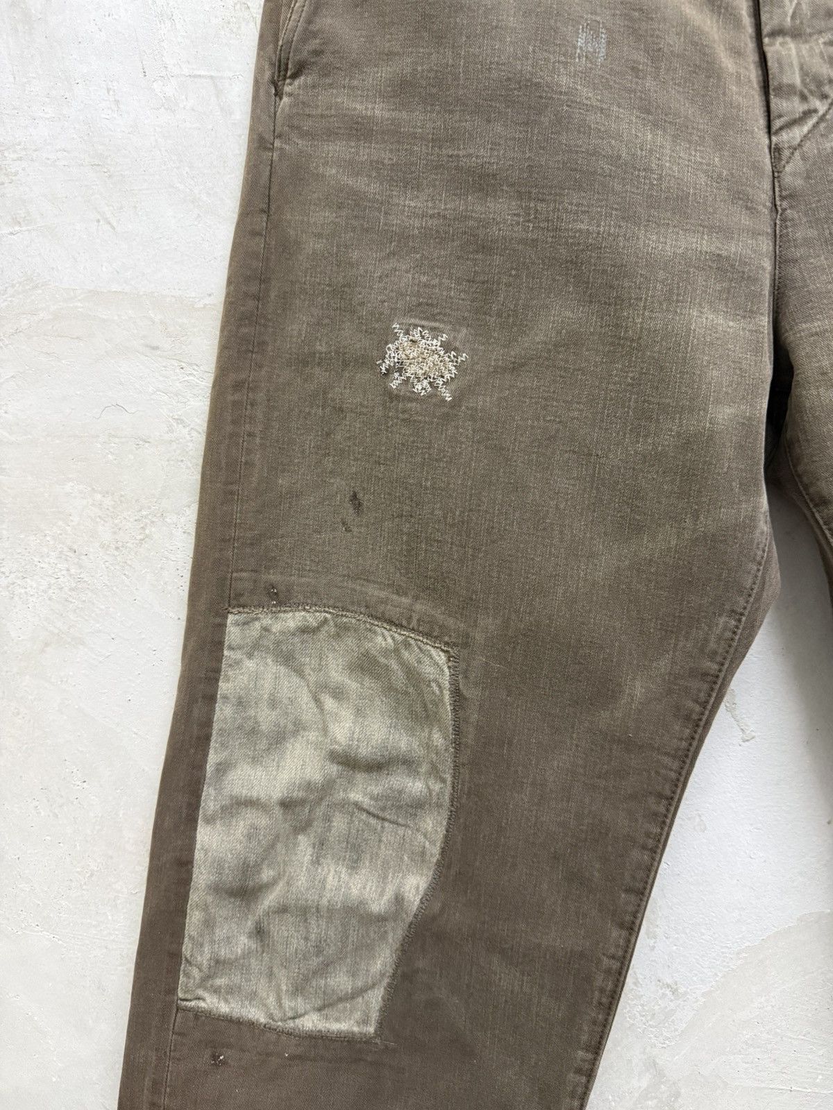 Kapital Kapital Katsuragi Port Sashiko Baggy Sun Faded Pants Size US 34 / EU 50 - 5 Thumbnail