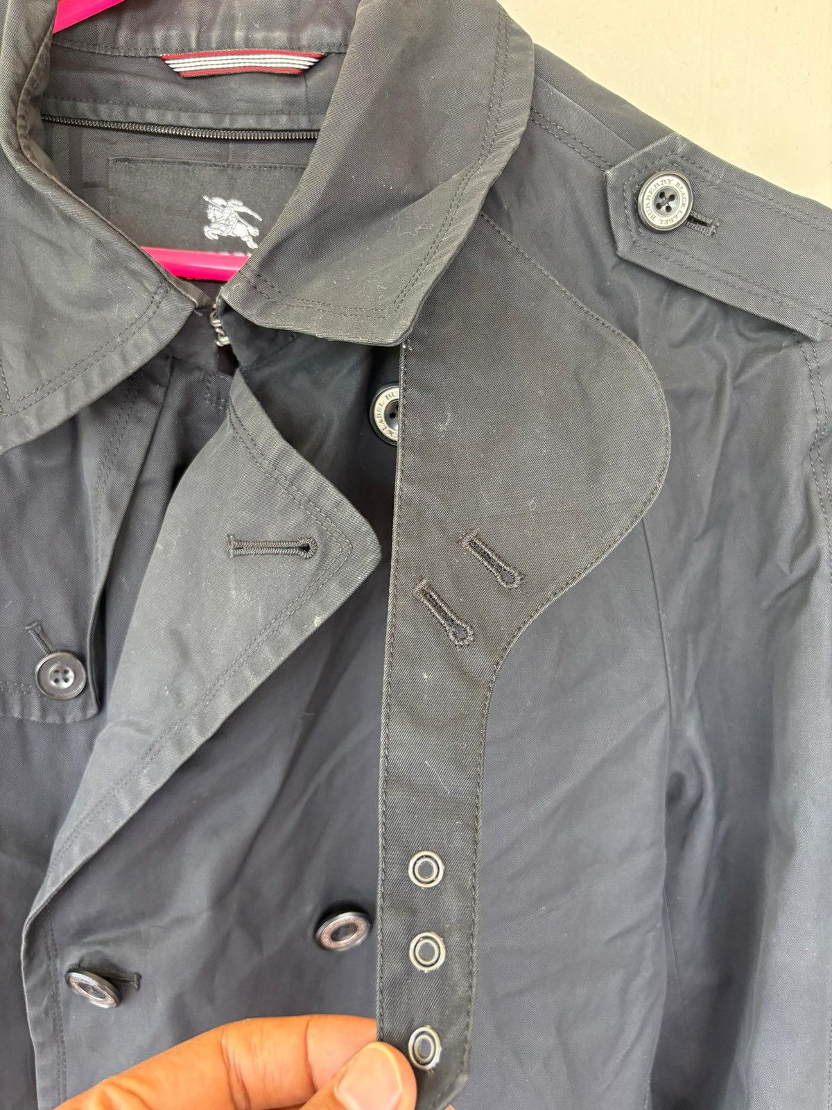 Burberry Burberry Black Label Trench Coat Jacket Design Nice Size US L / EU 52-54 / 3 - 11 Thumbnail