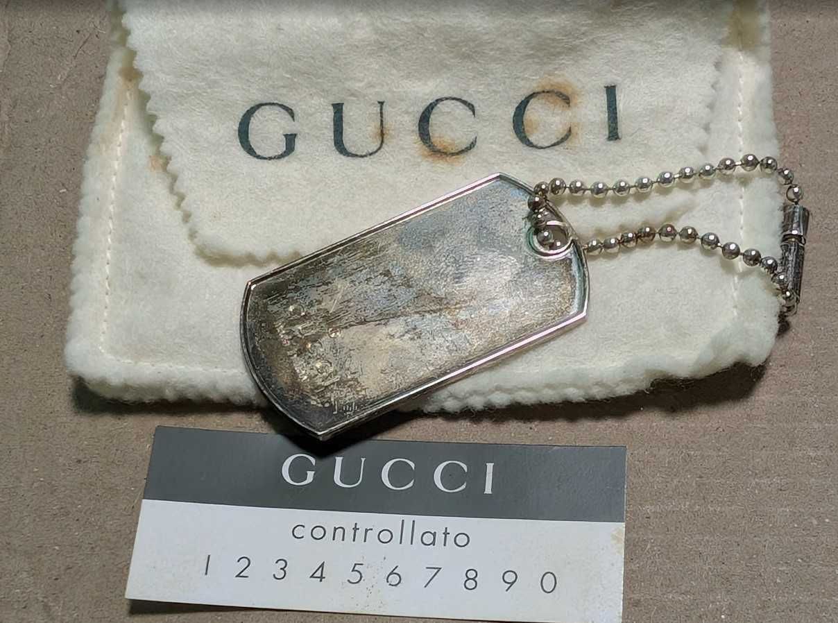 Gucci Gucci Sterling Silver Army Tag Size ONE SIZE - 1 Thumbnail