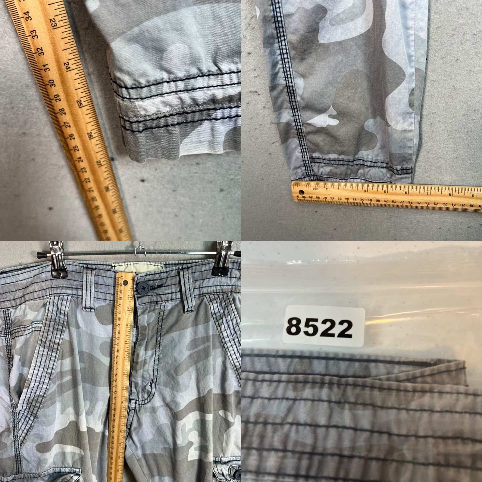 Vintage Liberation A Bleu Pants 32 x 32 Camouflage Cargo Slim Straight 100% Cotton Size US 32 / EU 48 - 8 Thumbnail