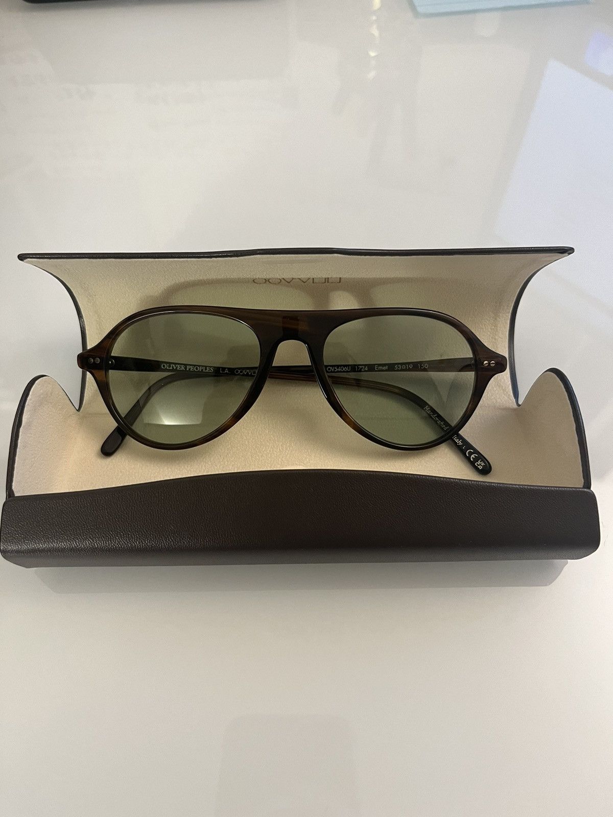 Oliver Peoples OLIVER PEOPLES Emet 50mm Navigator Optical Frames Size ONE SIZE - 6 Thumbnail