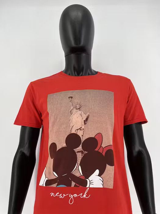Disney × Mickey Mouse × Vintage Vintage Y2K Mickey Mouse New York Tshirt Size M Size US M / EU 48-50 / 2 - 3 Thumbnail