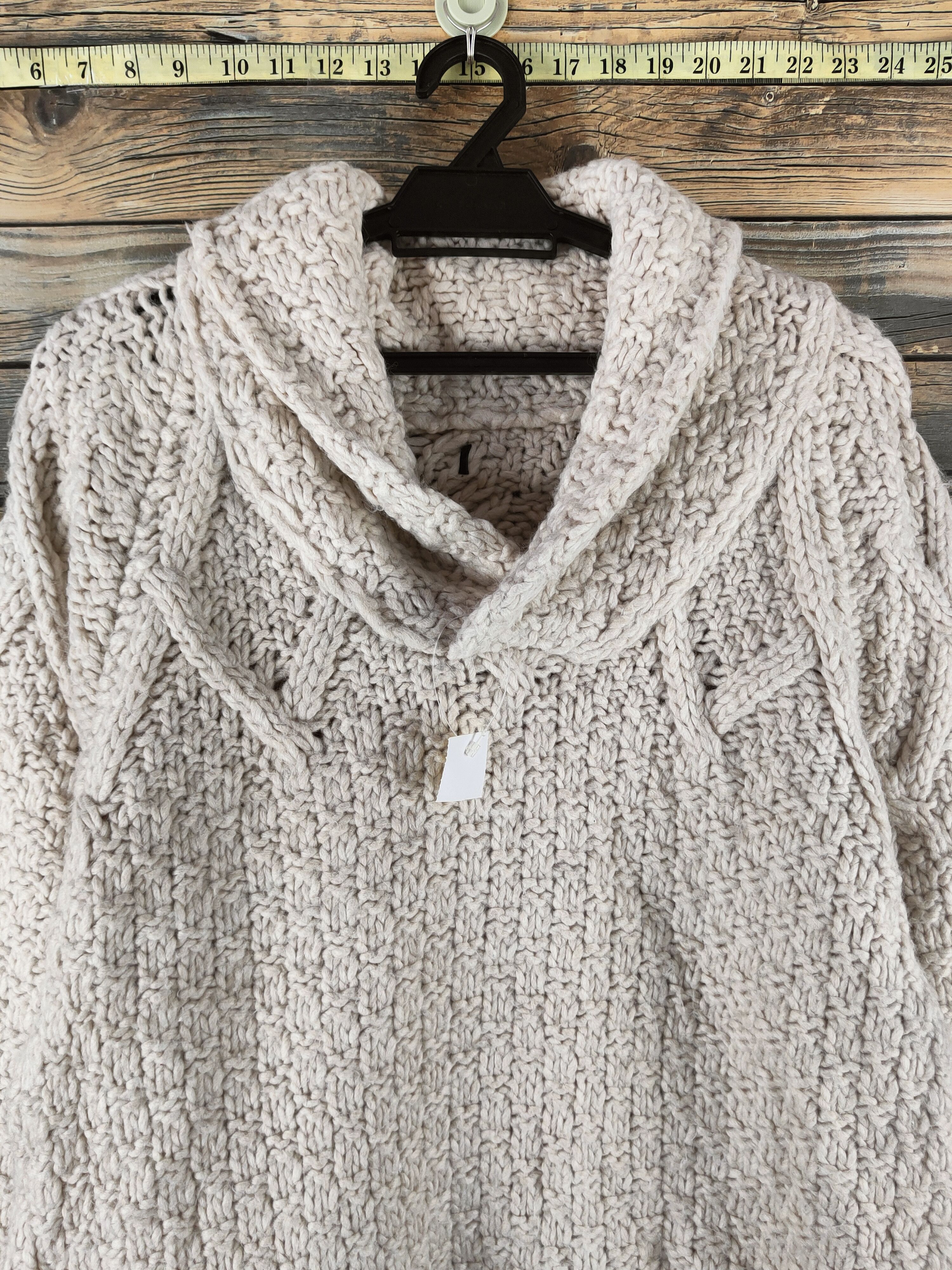Japanese Brand DL Vintage knit Ivory Knitwear Sweatshirts #46-578 Size M / US 6-8 / IT 42-44 - 2 Thumbnail
