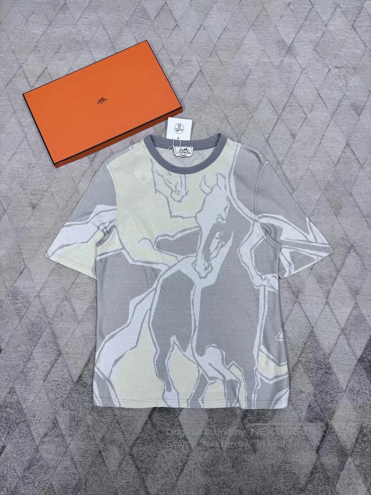 Hermes Hermes Spring Summer Horse Knit T-shirt. Size US M / EU 48-50 / 2 - 1 Thumbnail