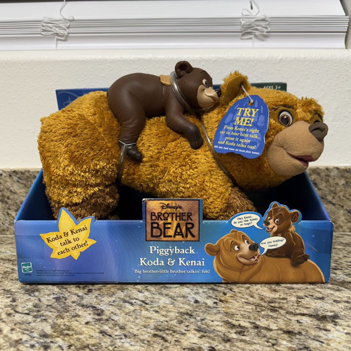 Disney × Vintage 2003 Brother Bear Piggyback Koda & Kenai Talking Hasbro Size ONE SIZE - 1 Thumbnail