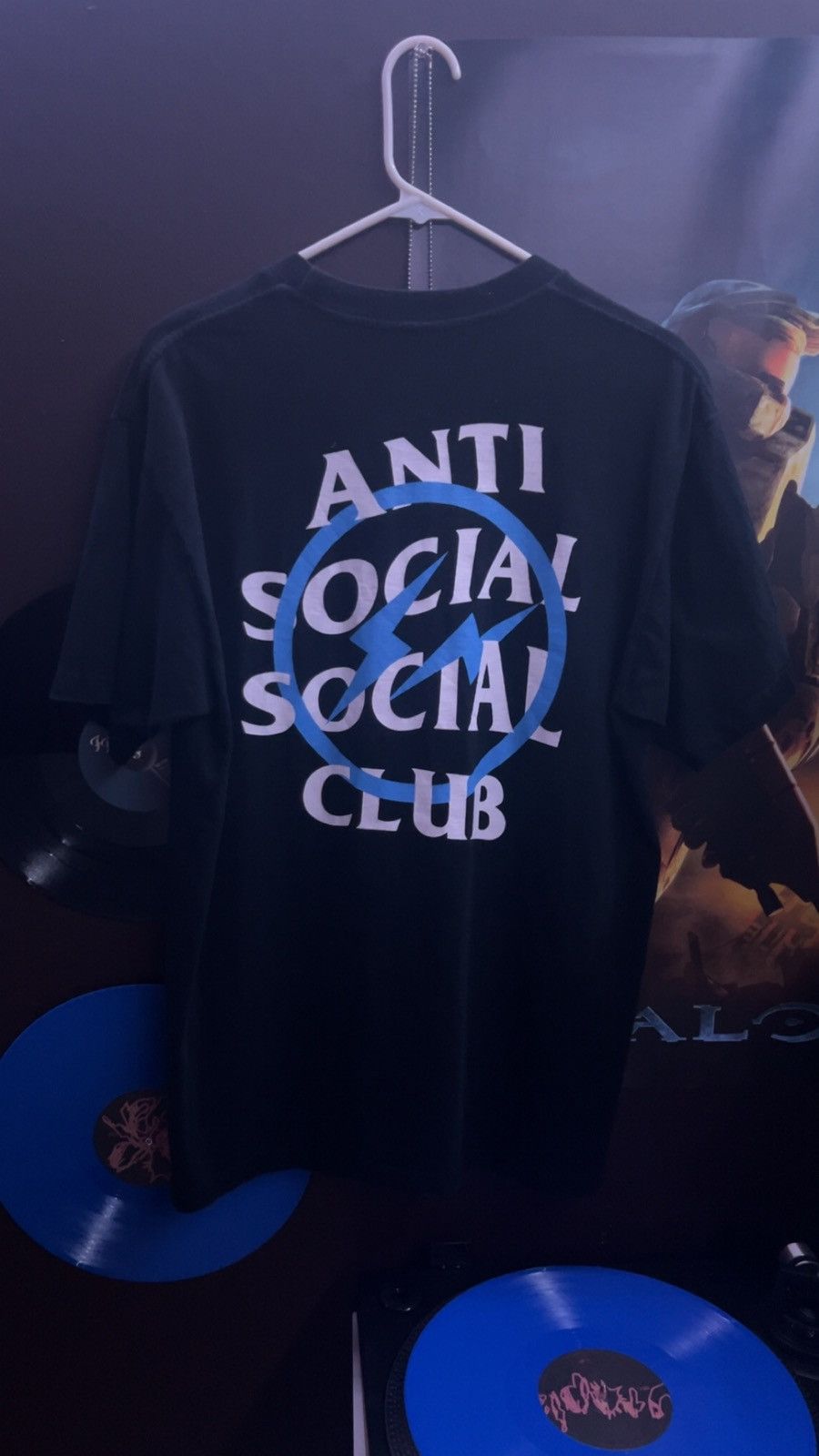 Anti Social Social Club Fragment x ASSC Blue bolt Tee (FW19) Size US L / EU 52-54 / 3 - 2 Thumbnail