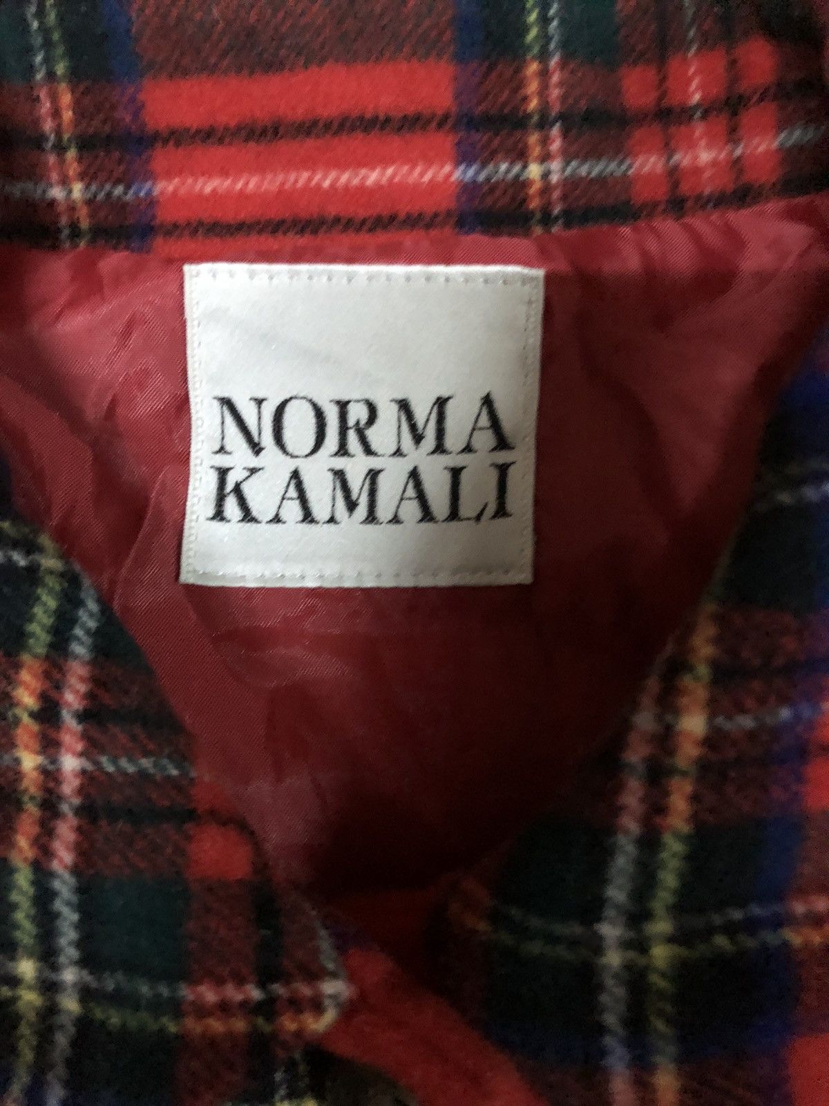 Norma Kamali × Vintage Vintage Norma Kamali Tartan Jacket Size M / US 6-8 / IT 42-44 - 3 Thumbnail