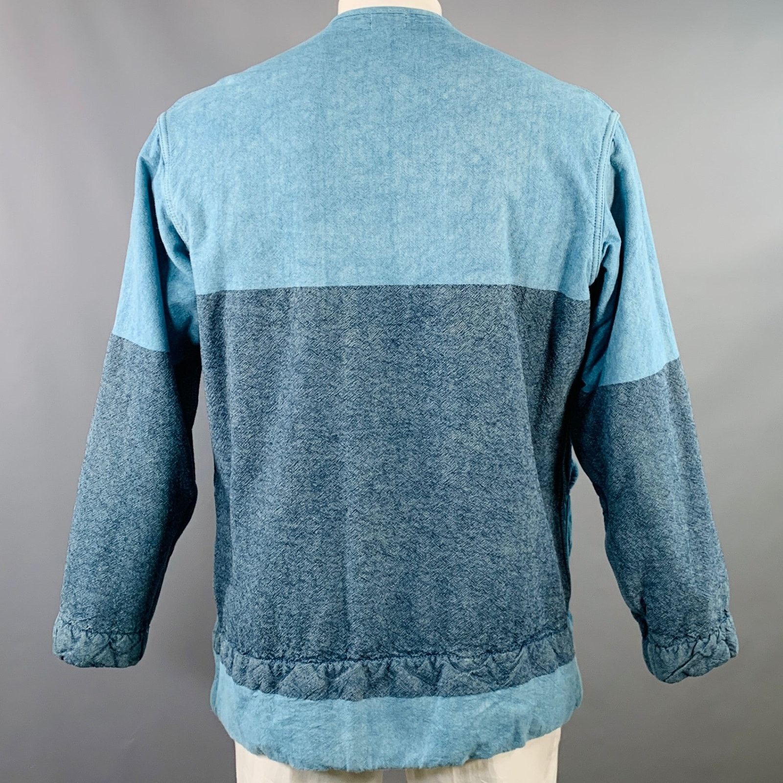 Tender Co. TENDER Size XXL Blue Indigo Patchwork Cotton Wool Jacket Size US XXL / EU 58 / 5 - 4 Thumbnail