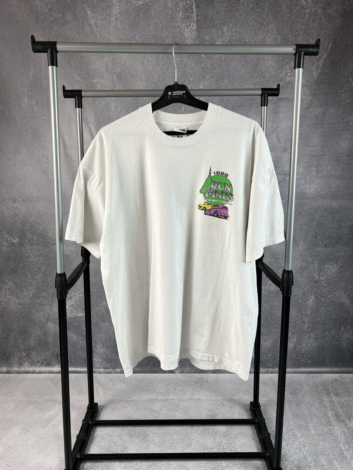 Band Tees × Vintage Vintage FOTL White Run to the Pines Pinetop Lakeside Arizona Size US XL / EU 56 / 4 - 1 Thumbnail
