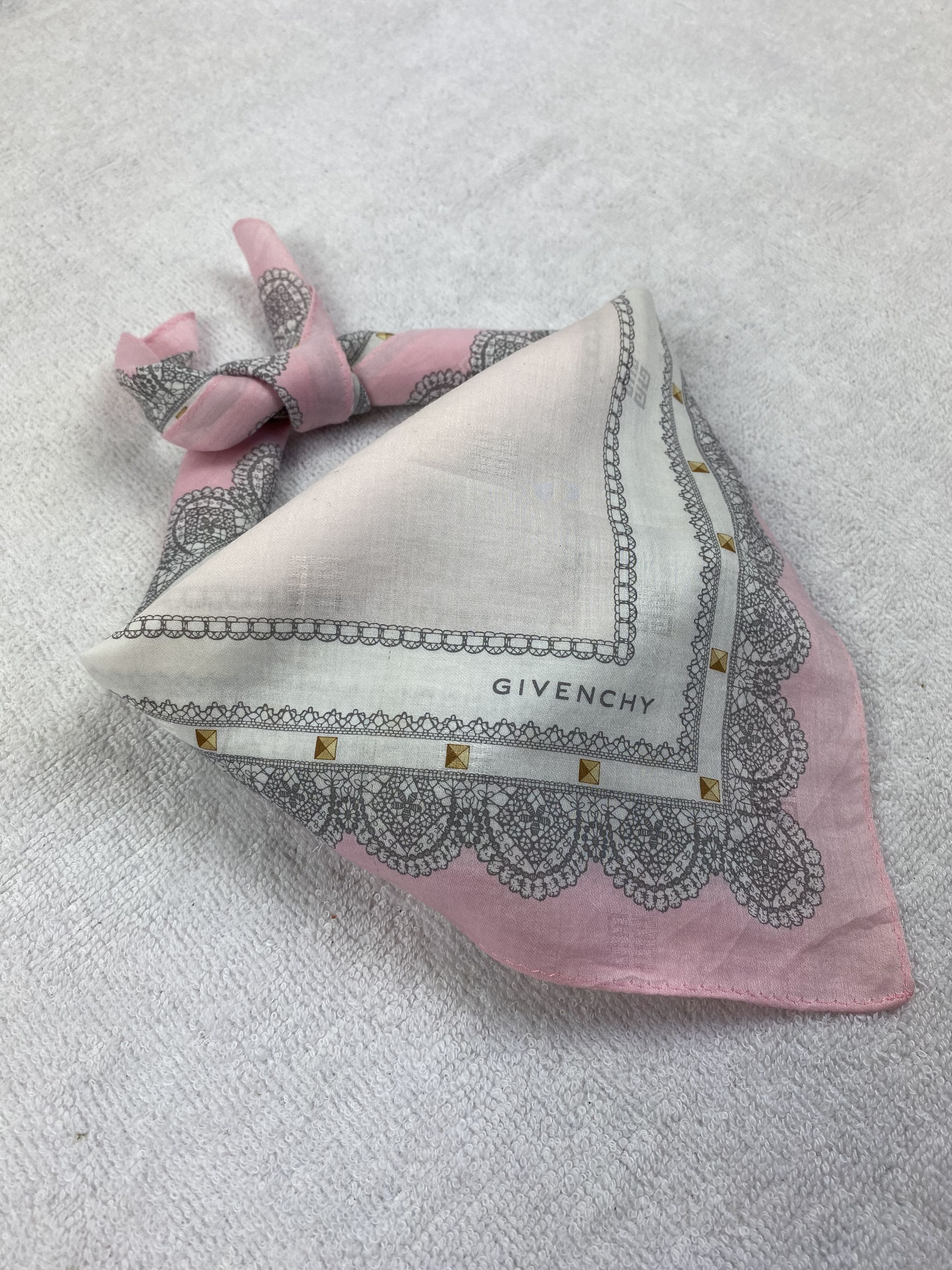Vintage Givenchy Handkerchief / Bandana / Neckerchief Size ONE SIZE - 1 Thumbnail