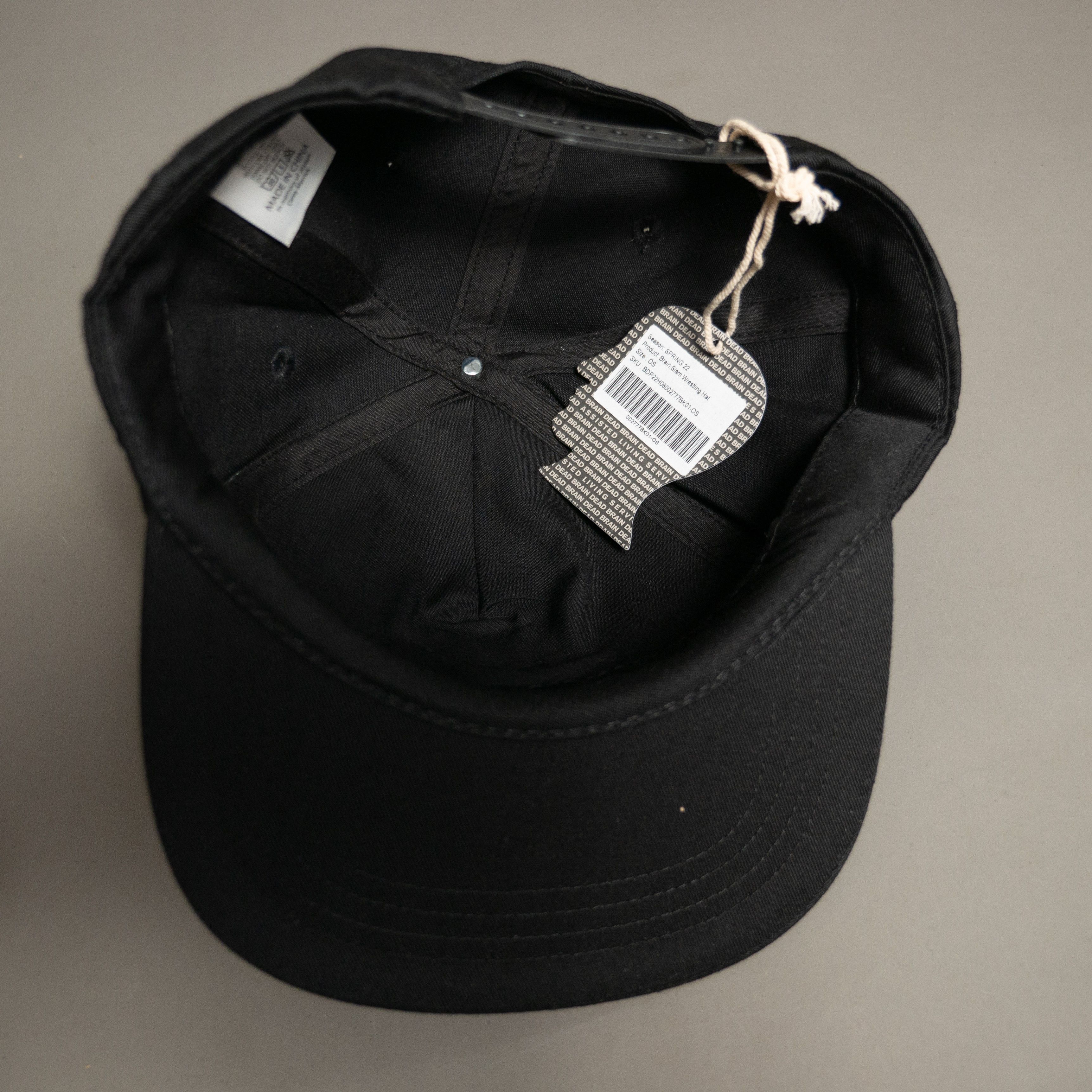 帽子 Brain Slam Wrestling Hat - Black Brain Dead Spring 2022 Wrestling Brain Slam Hat Cap
