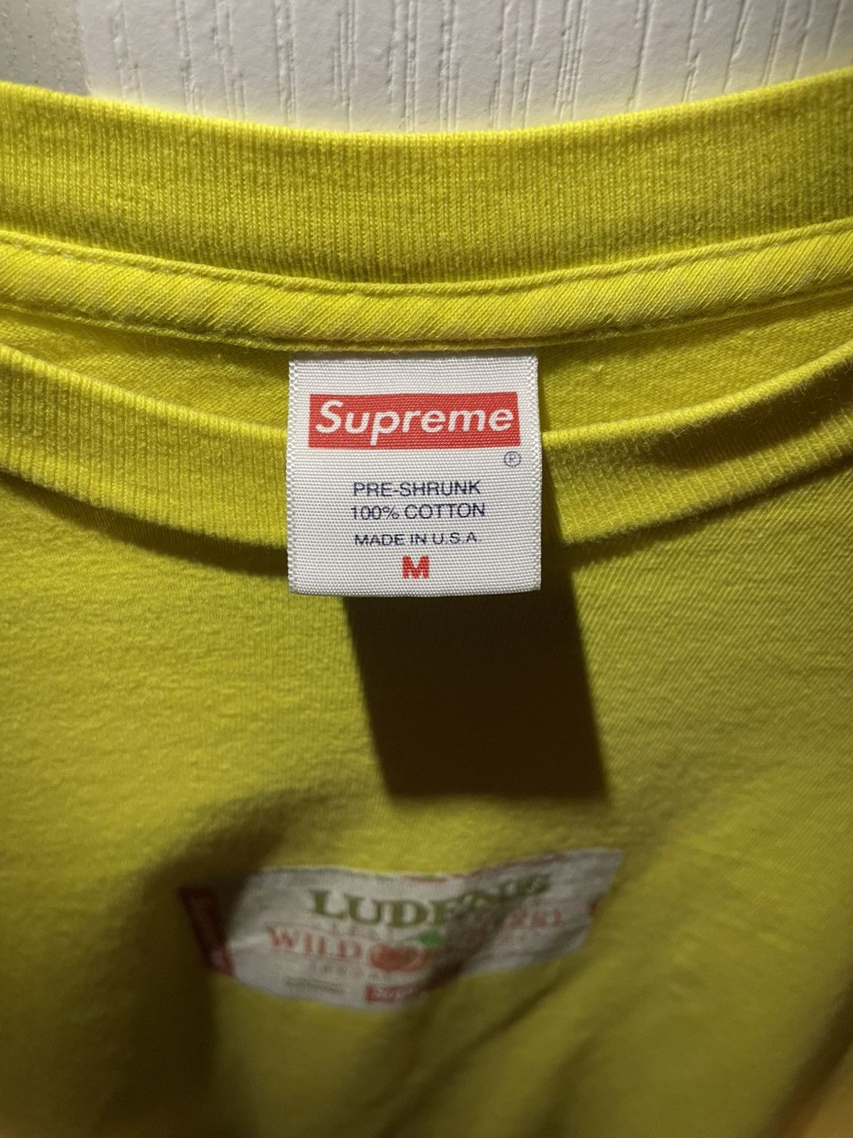 Supreme Yellow Supreme x Luden’s T-shirt Size US M / EU 48-50 / 2 - 4 Thumbnail