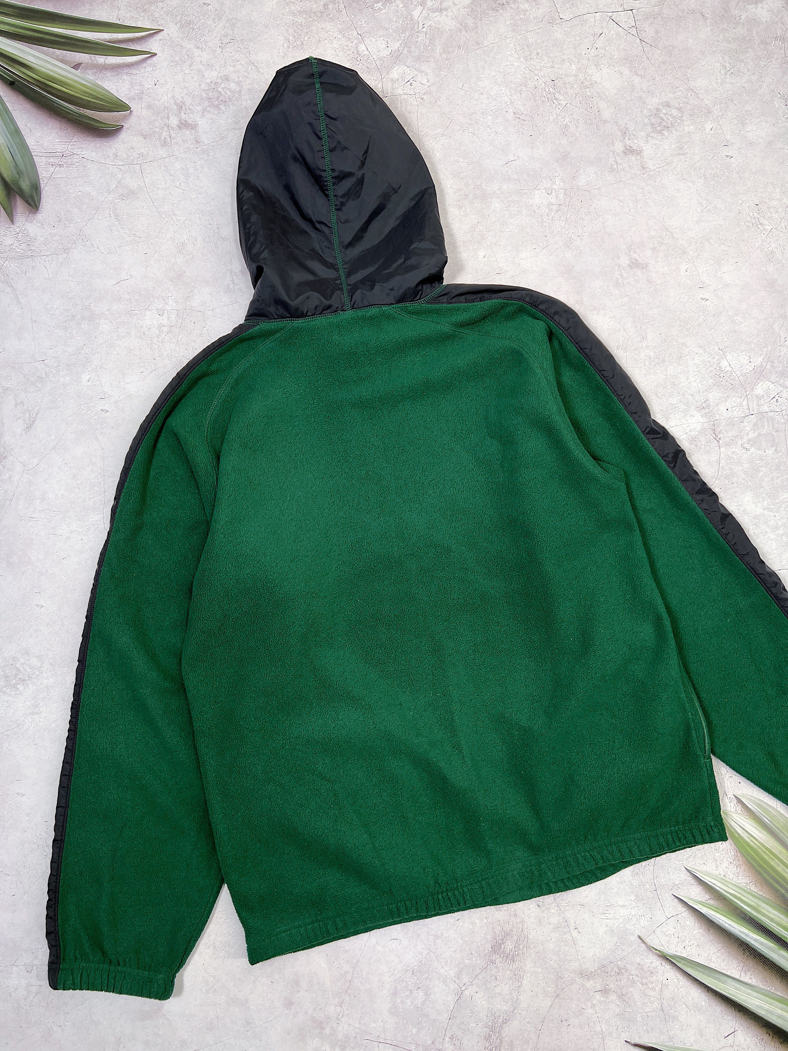 Fila × Vintage Vintage Fila Fleece Hoodie & Nylon Trims Size US L / EU 52-54 / 3 - 11 Thumbnail