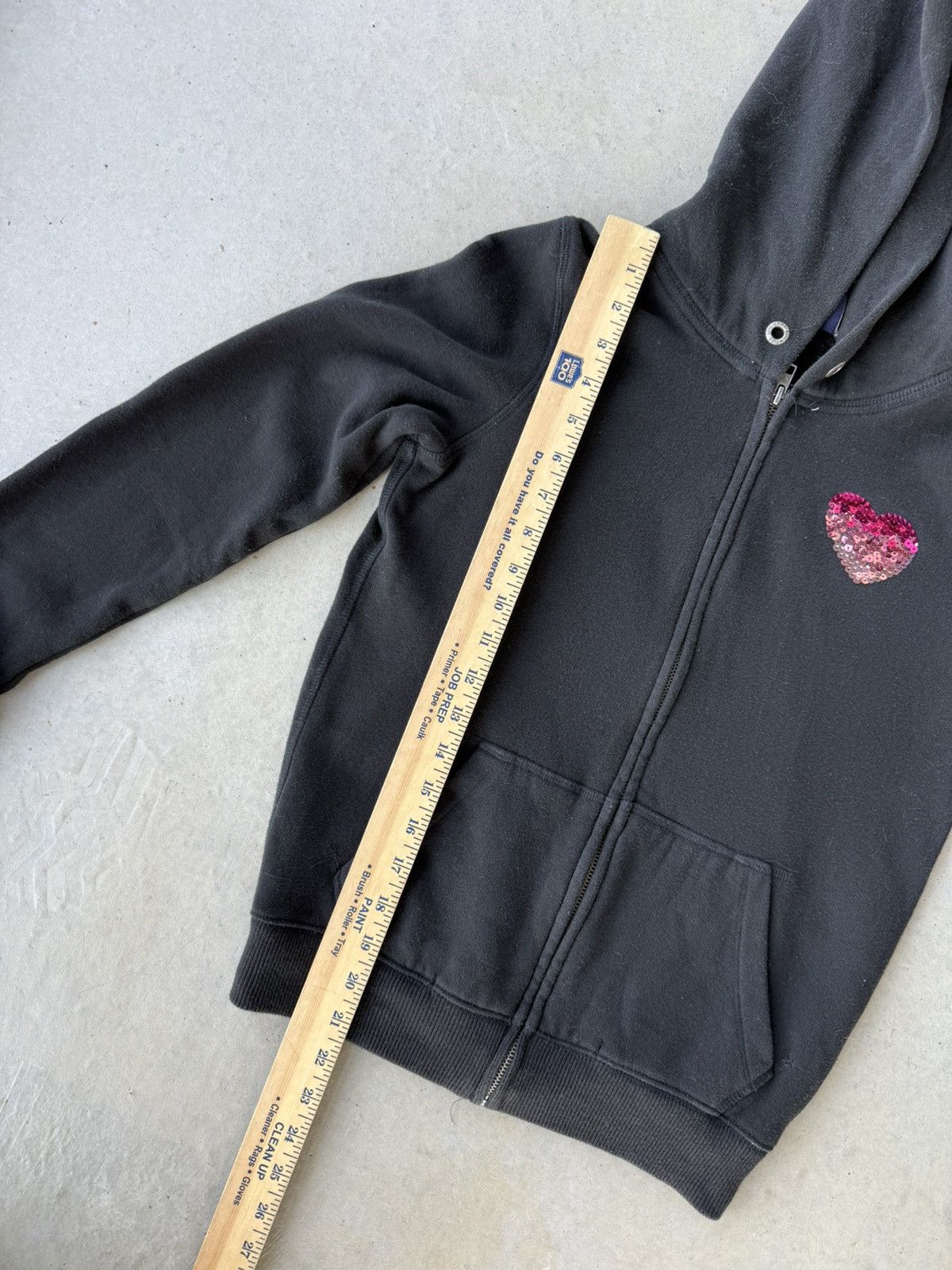 Victoria's Secret Vintage 00s Black Victorias Secret Pink Zip Up Hoodie Size XS / US 0-2 / IT 36-38 - 8 Thumbnail