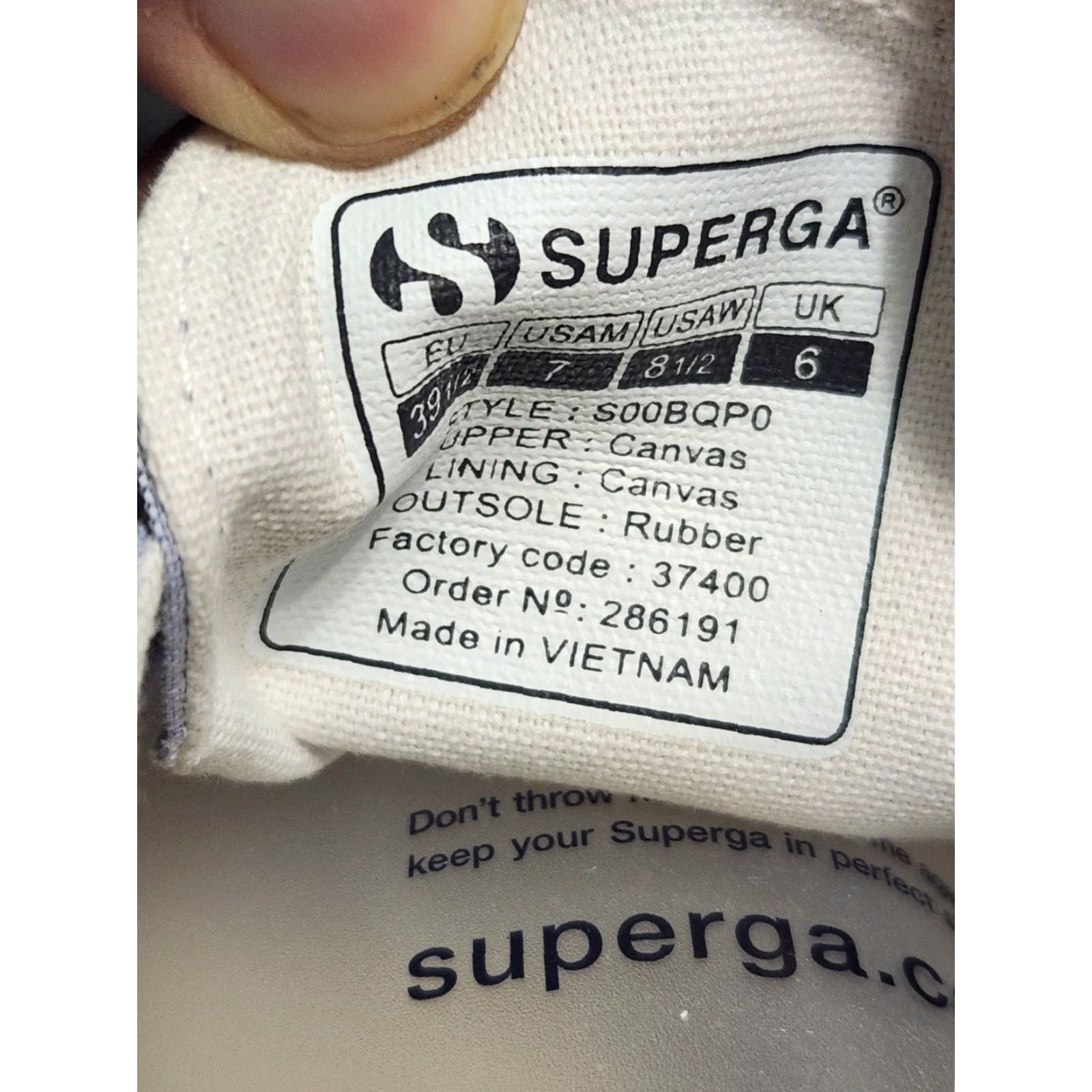 Superga VINTAGE Superga Lace Up Platform Sneaker 8.5 Women Chambray Lilac Purple EUC Size US 9 / IT 39 - 5 Thumbnail