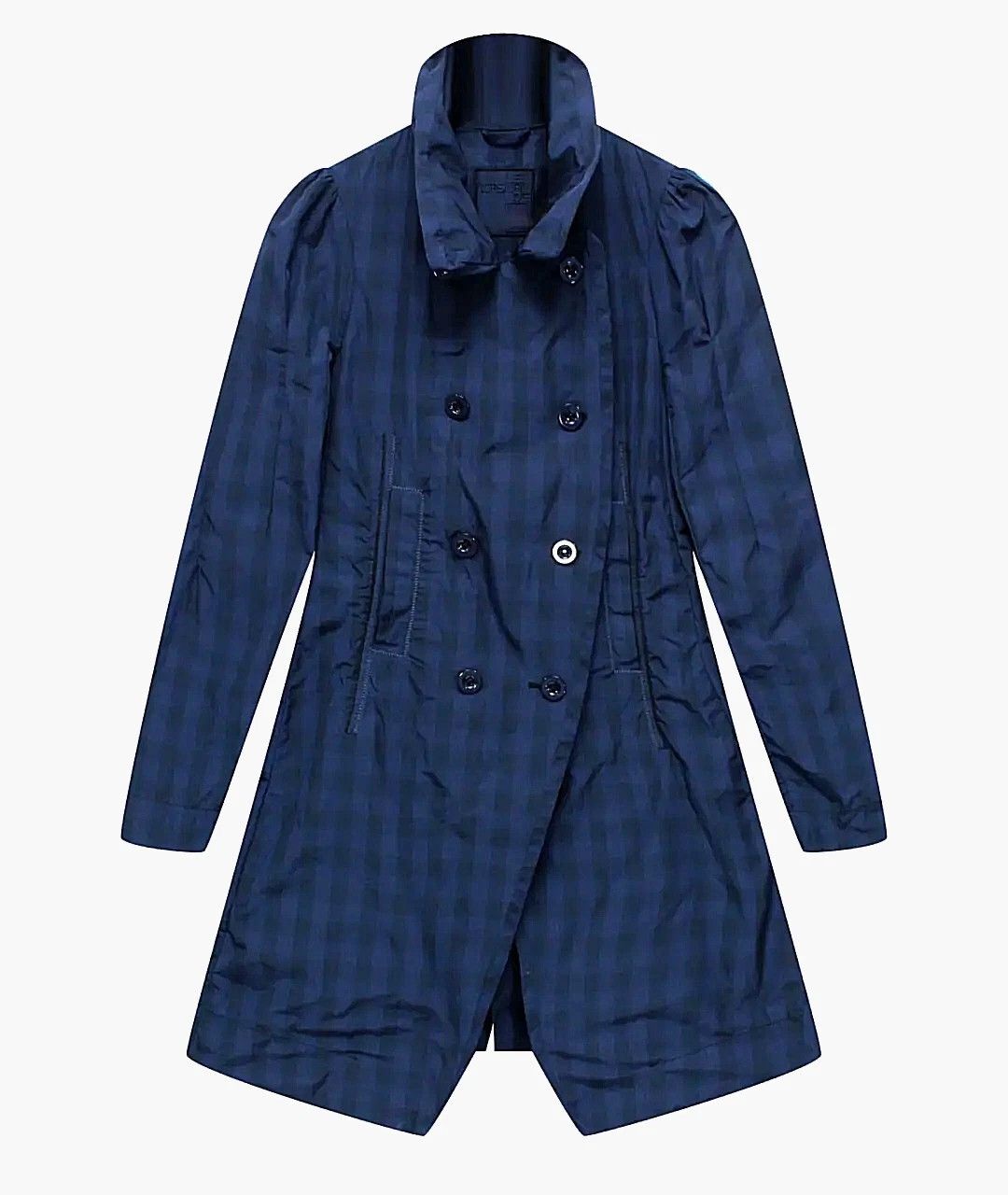 Marithe + Francois Girbaud Marithé + François Girbaud Women’s Trench Coat Dark Blue Size XS / US 0-2 / IT 36-38 - 4 Thumbnail