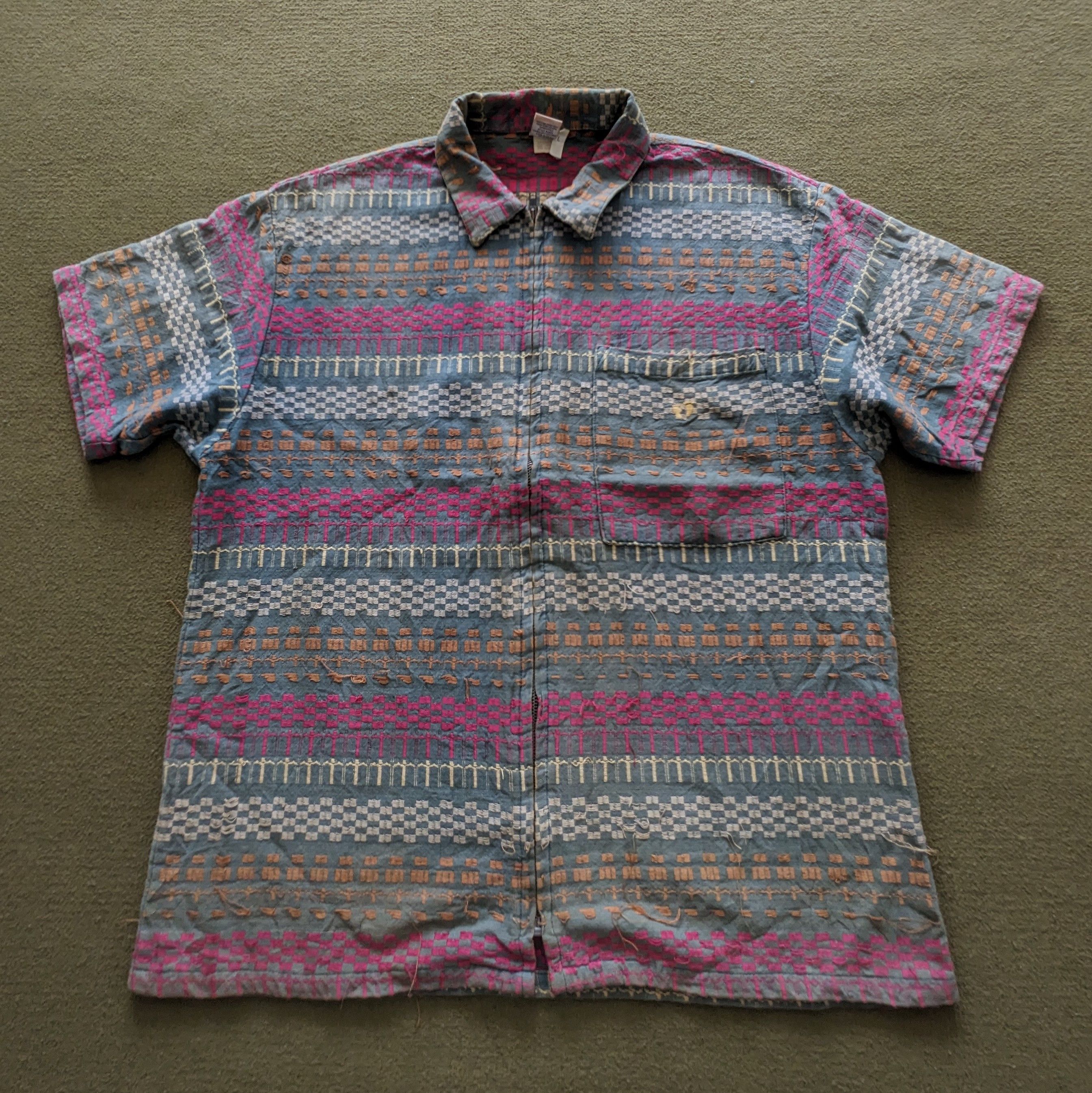 Levi's Vintage Clothing Vintage HANG TEN Men's Button Up Shirts Size US L / EU 52-54 / 3 - 1 Thumbnail