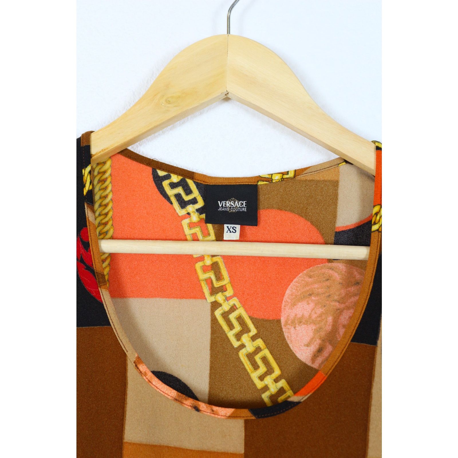 Versace Jeans Couture Versace Jeans Couture Baroque Medusa Sleeveless Tank Top 90s Size XS / US 0-2 / IT 36-38 - 3 Thumbnail