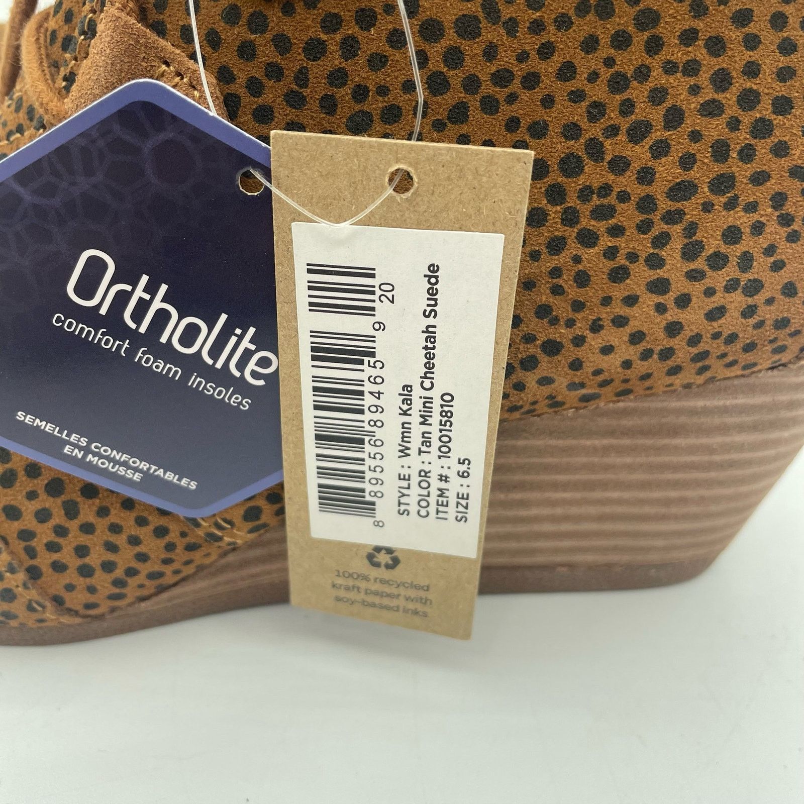 Toms Toms Kala Ankle Wedge Bootie Cheetah Suede Boots Womens 6.5 Size US 6.5 / IT 36.5 - 8 Thumbnail