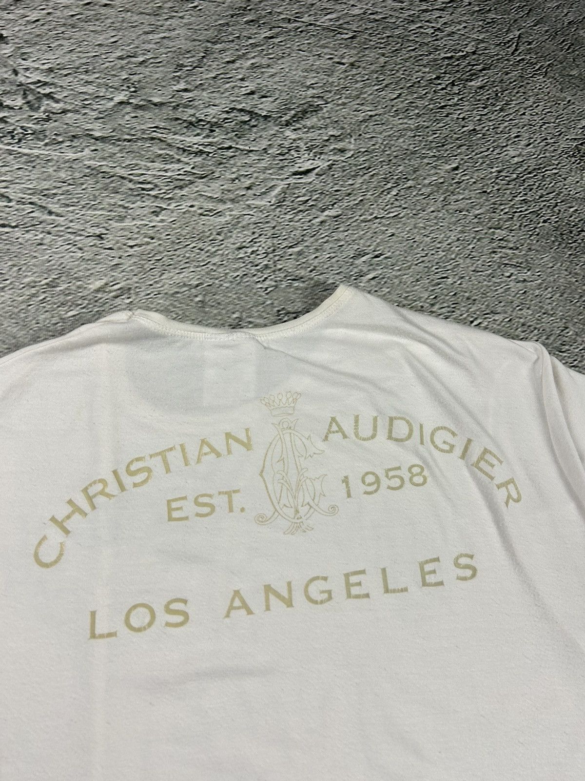 Christian Audigier × Ed Hardy × Vintage Ed Hardy Christian Audigier vintage white T-shirt big logo Size US M / EU 48-50 / 2 - 10 Thumbnail