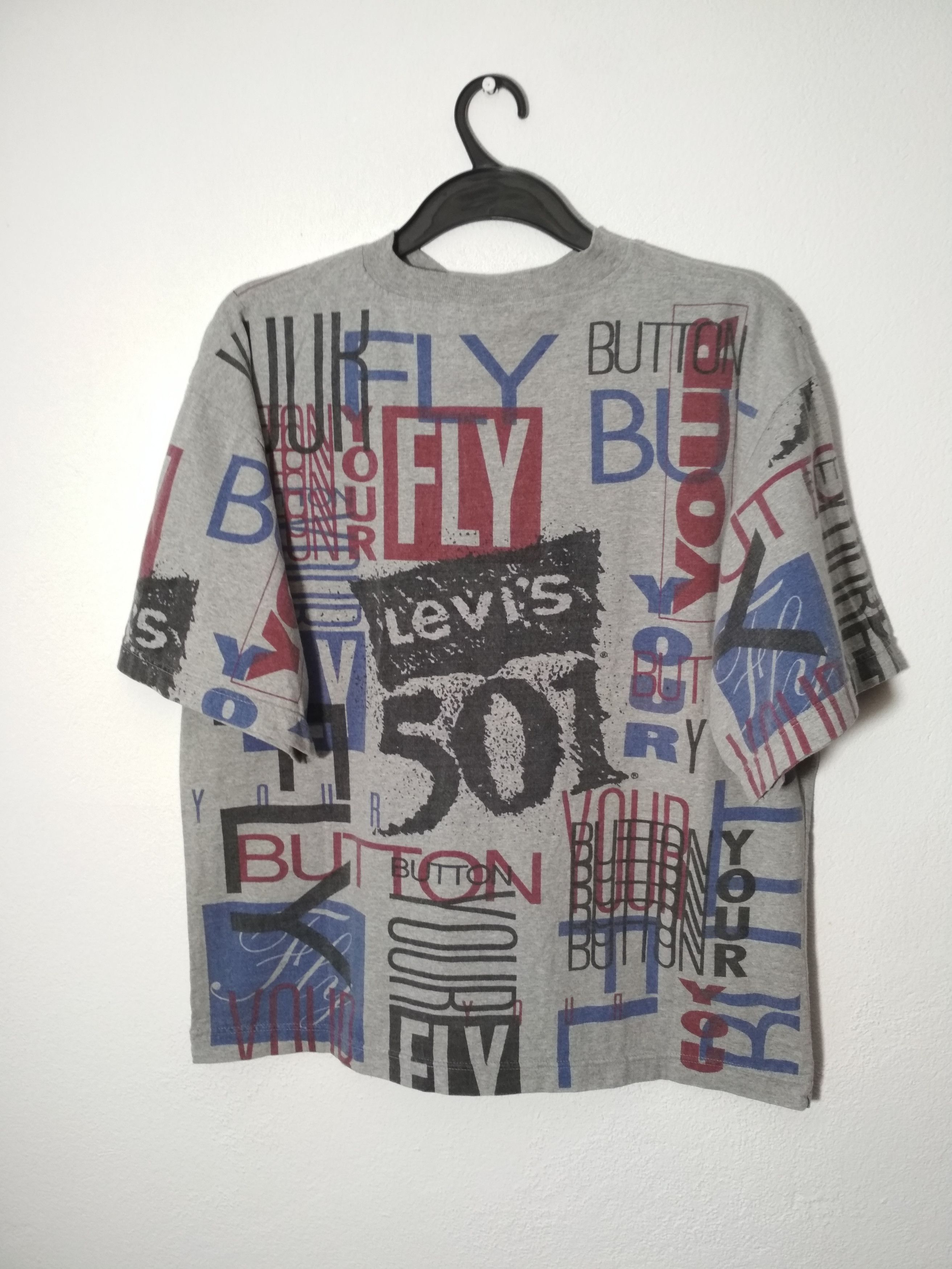 Levi's Vintage Clothing × Vintage Vintage 90s Levis 501 Made in USA t-shirt tee Size US L / EU 52-54 / 3 - 5 Thumbnail