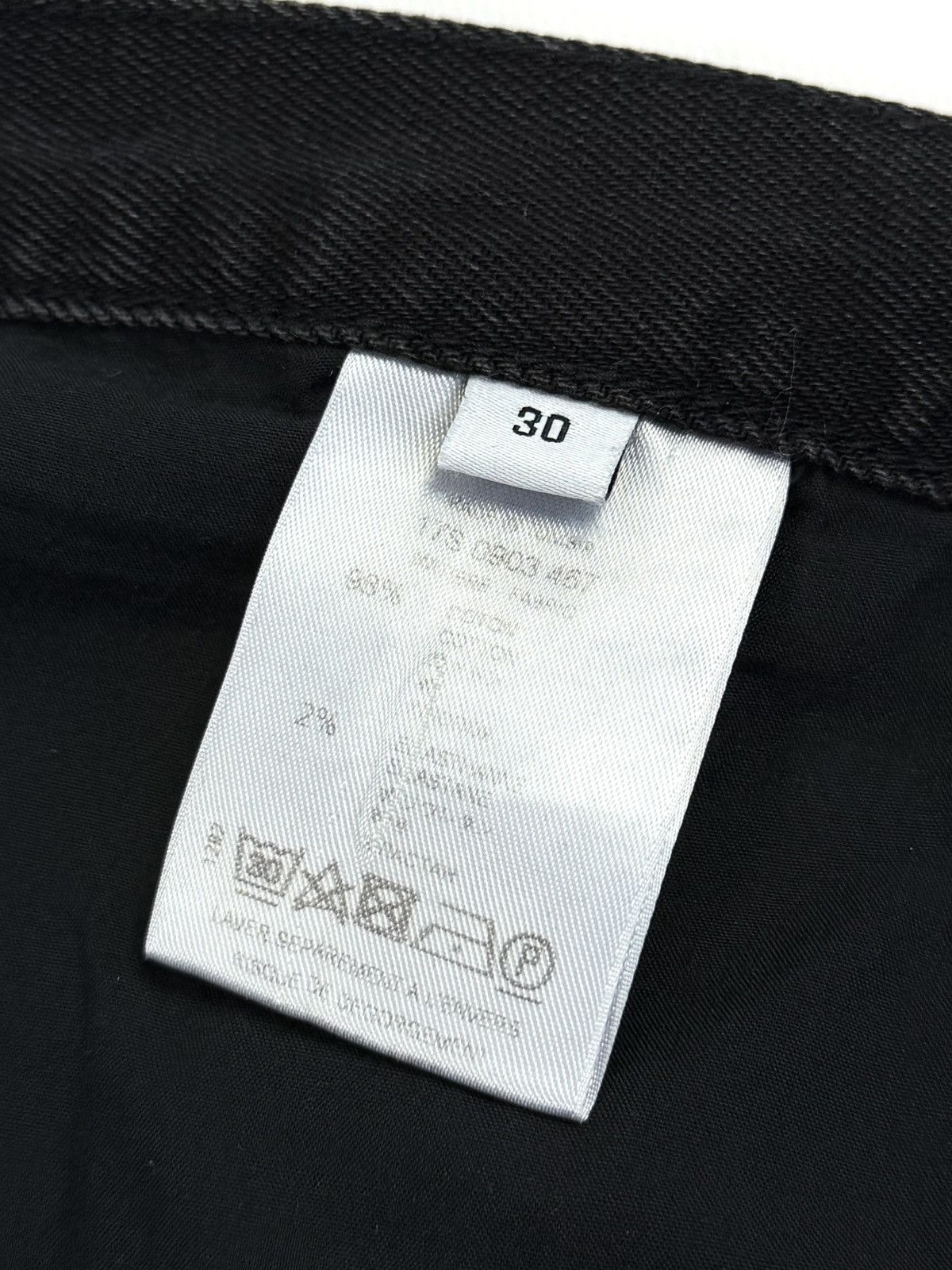 Givenchy Givenchy Zip Biker Black Jeans Washed Moto Archive Designer Size US 30 / EU 46 - 20 Thumbnail