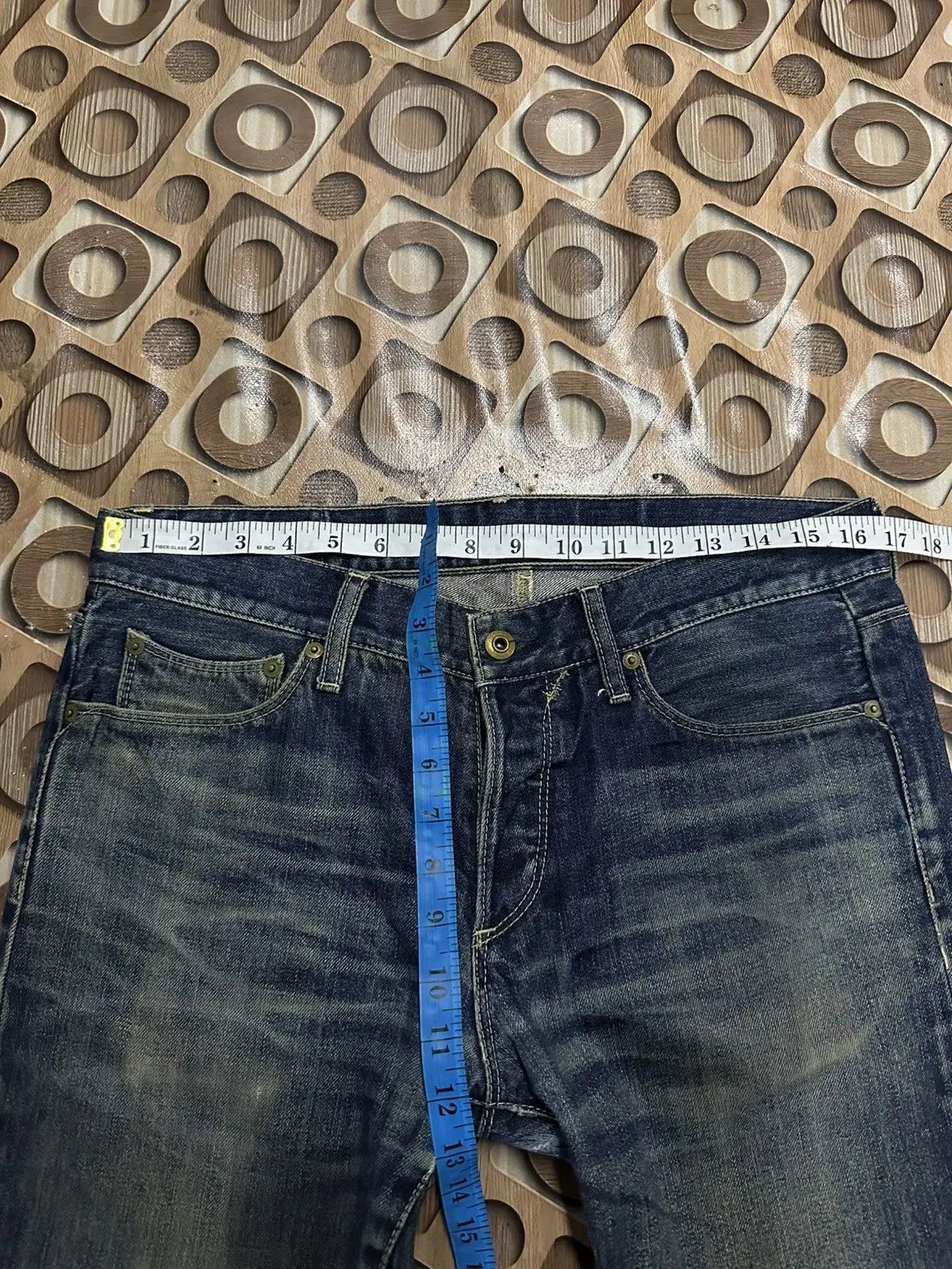 Japanese Brand Redline/Selvedge W33 L32 Vintage RIPO TRENTA ANNI Denim Pant Size US 33 - 17 Thumbnail