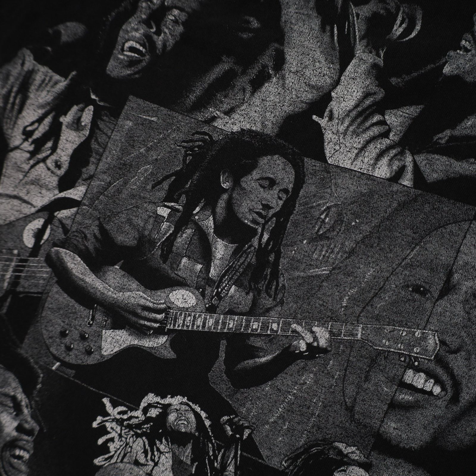 Band Tees × Vintage Vintage Bob Marley Collage Grapic T Shirt Size US XL / EU 56 / 4 - 4 Thumbnail