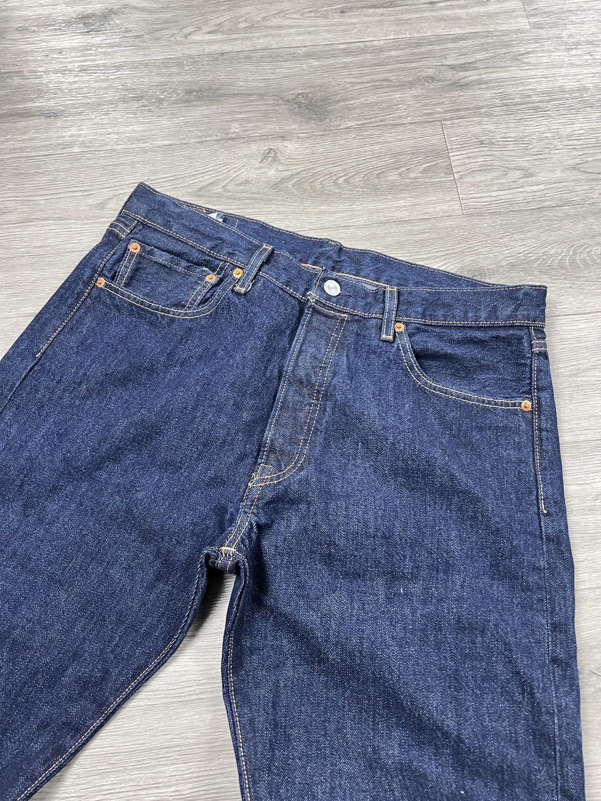 Levi's Mens Jeans Levi's 501 Original Straight Fit Big E Size 33/34 Size US 33 - 8 Thumbnail