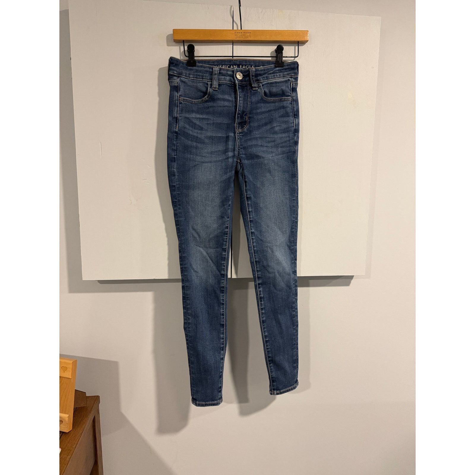 American Eagle Outfitters American Eagle High Rise Jeggings Size 4 Size 26" / US 2 / IT 38 - 2 Thumbnail