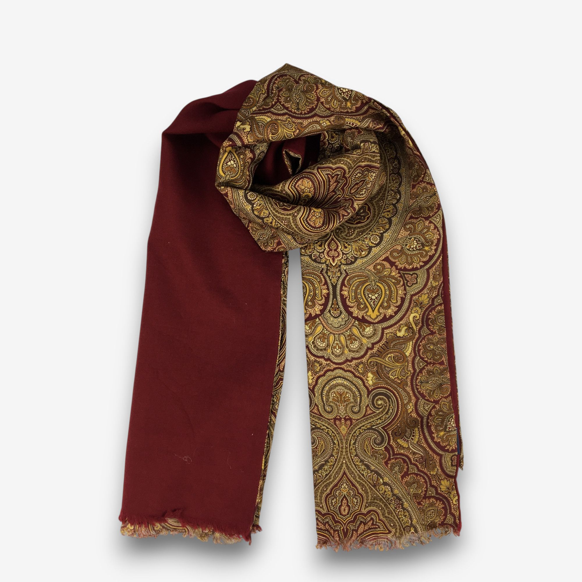 Ralph Lauren Vintage Chap Ralph Lauren SILK Scarf Muffler Wool Scarves Size ONE SIZE - 1 Thumbnail