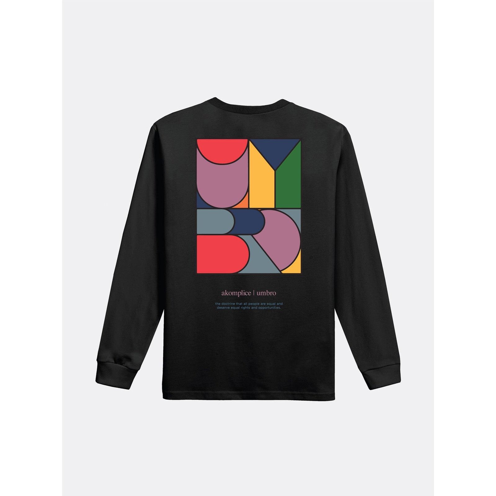 Akomplice New - Black - Medium - AK + Umbro - Egalitarianism LS Tee Size US M / EU 48-50 / 2 - 1 Thumbnail