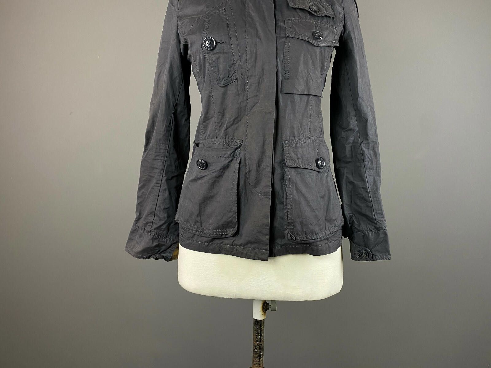 Eddie Bauer Ladies Blauer USA Black Button Down Nylon Jacket Size S Size S / US 4 / IT 40 - 3 Thumbnail