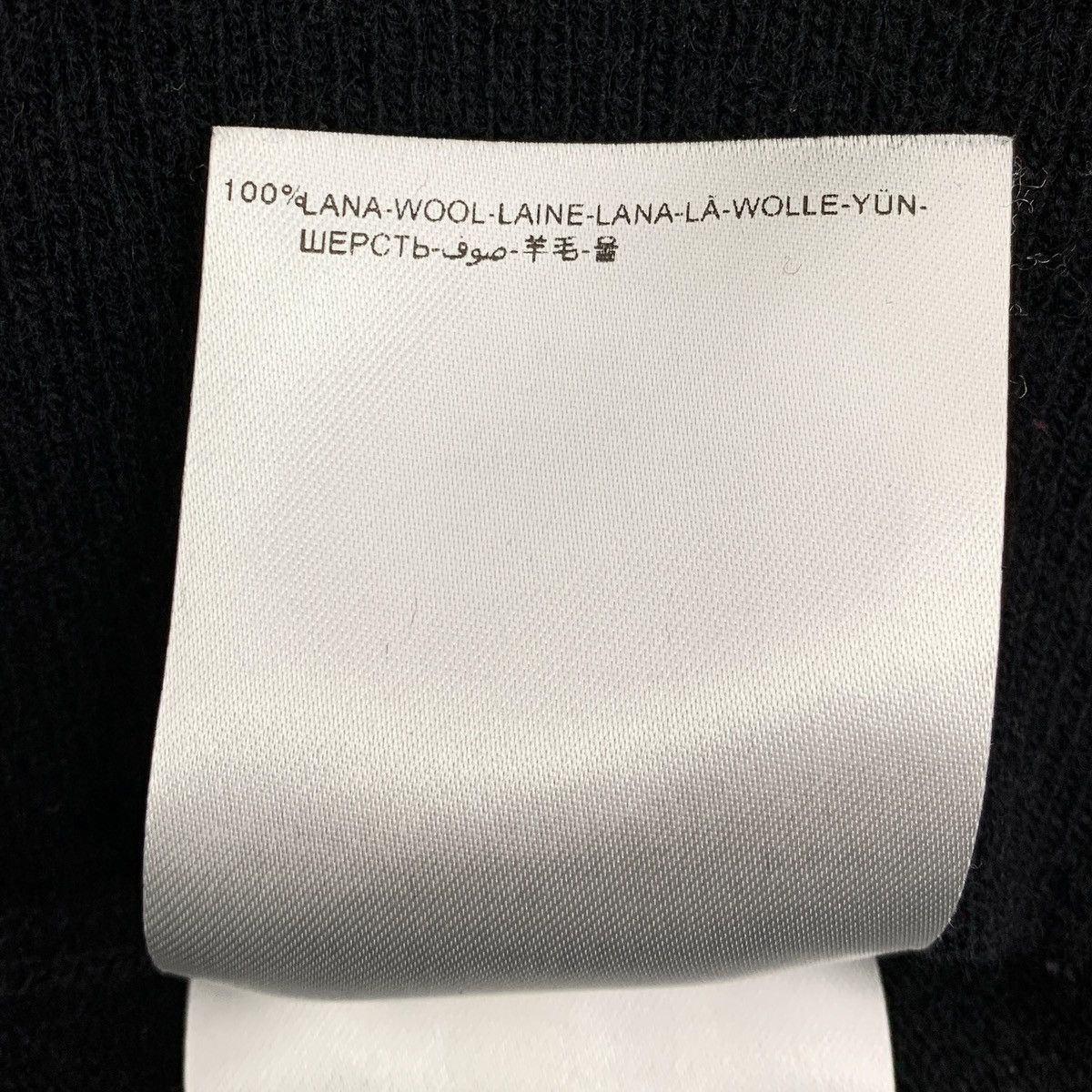 Moncler Moncler Black Wool V-neck Long Sleeve Knit Sweater K26WX Size XXL / US 16-18 / IT 52-54 - 9 Thumbnail