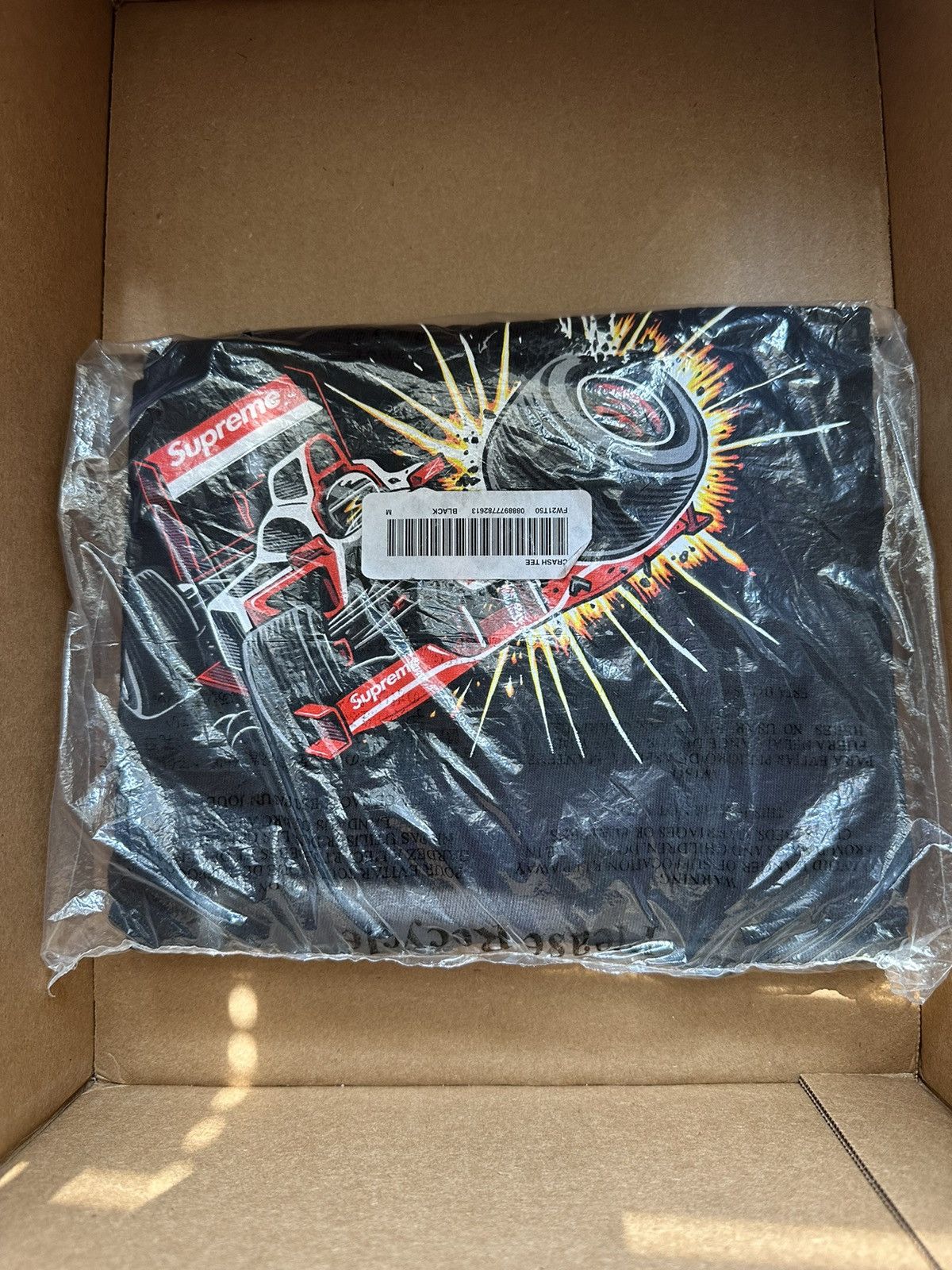 Supreme Supreme Crash Tee Size US M / EU 48-50 / 2 - 4 Thumbnail