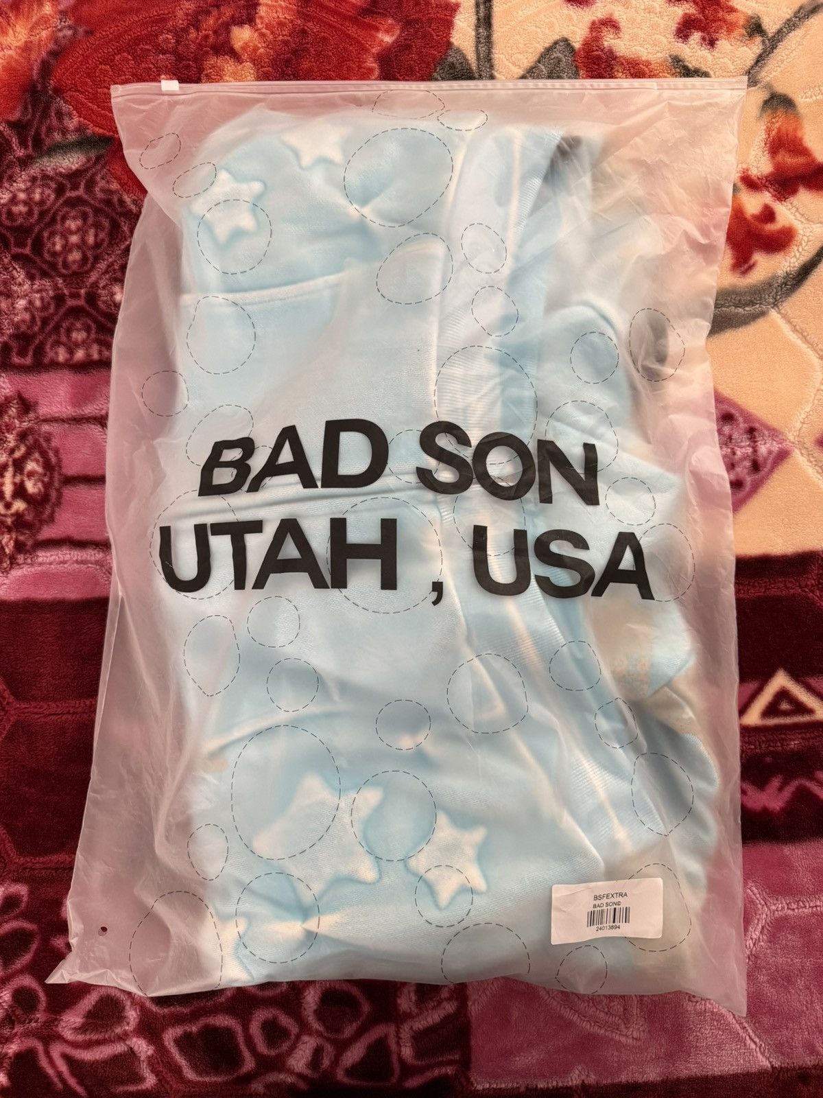 Bad Son BAD SON Electric Blue “Starfruit” Padded Zip-Up Hoodie XL Size US XL / EU 56 / 4 - 6 Thumbnail
