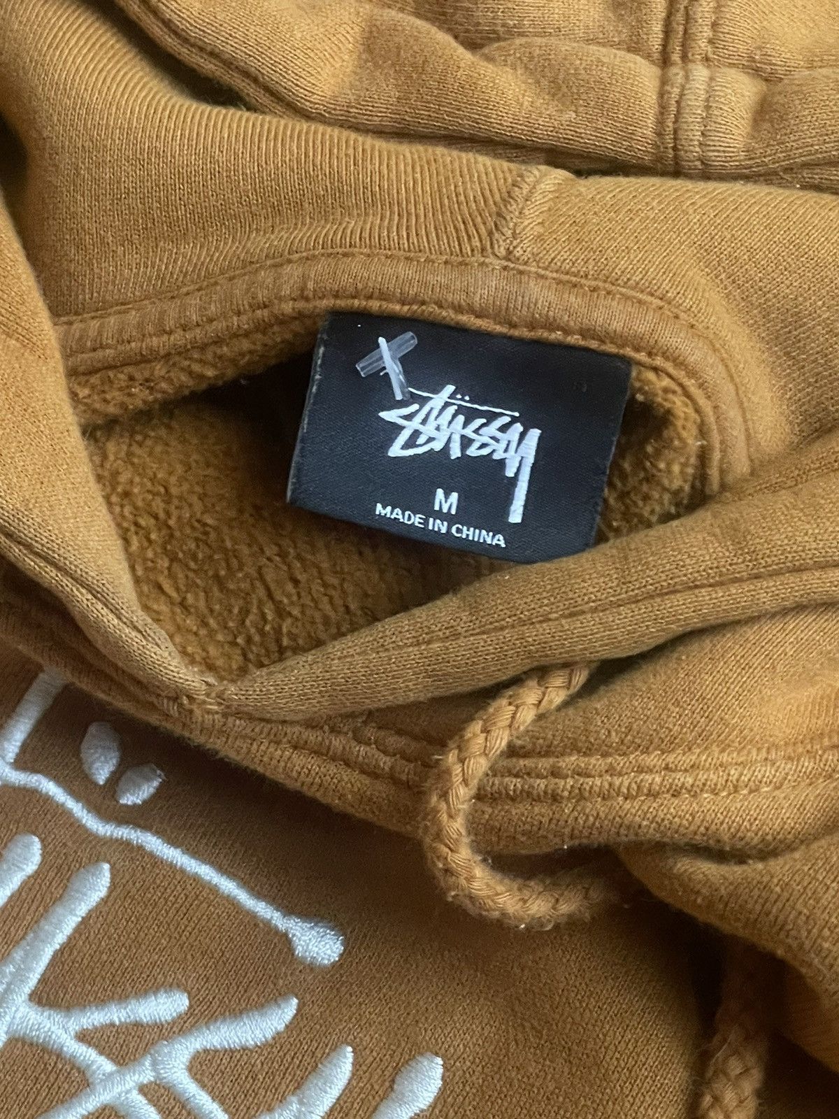 Stussy × Vintage Vintage 2000’s Stussy brown big logo hoodie Size US M / EU 48-50 / 2 - 5 Thumbnail