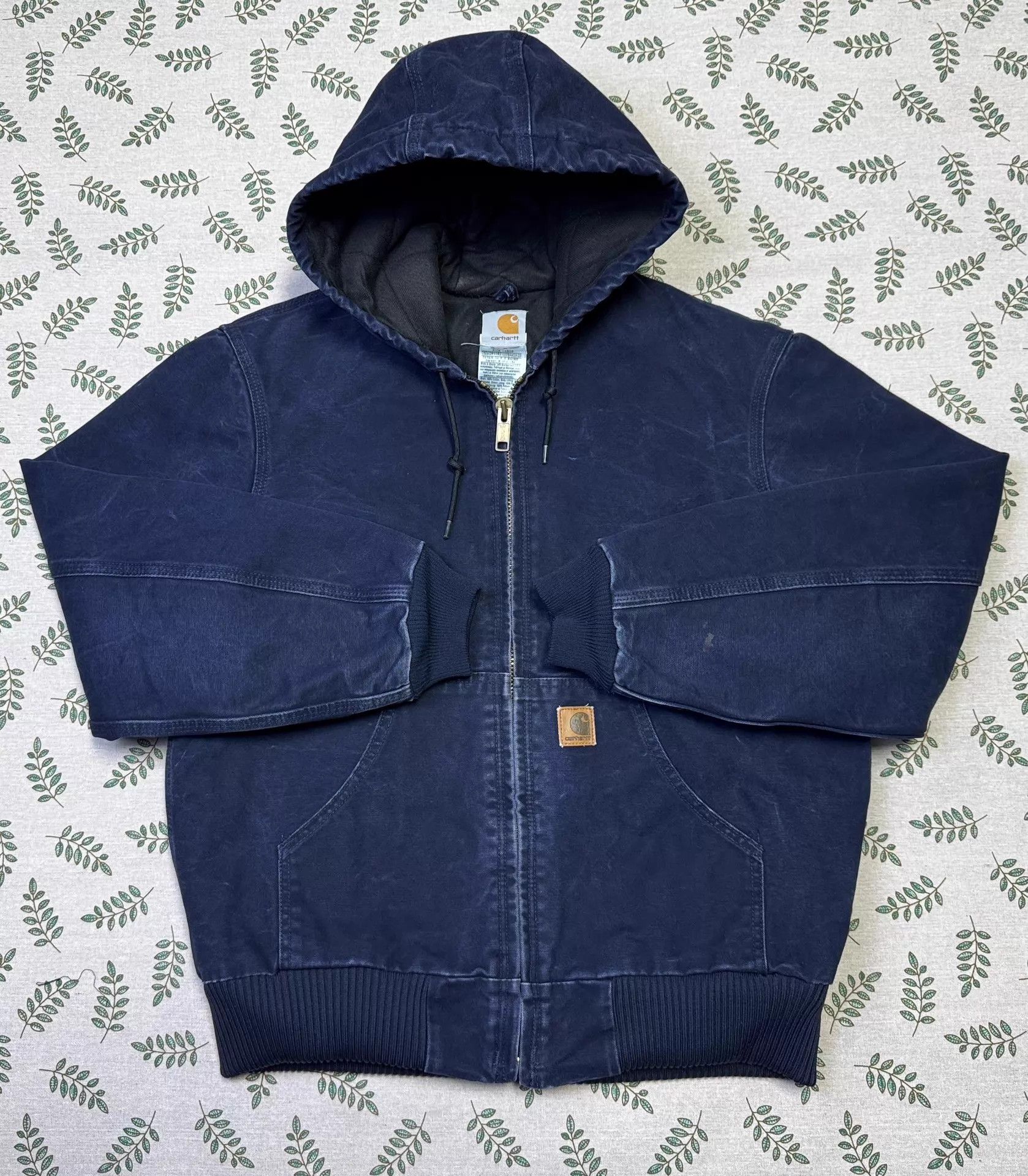Carhartt Carhartt Mainline J130 Hooded Work Jacket Midnight Blue S Size US S / EU 44-46 / 1 - 1 Thumbnail