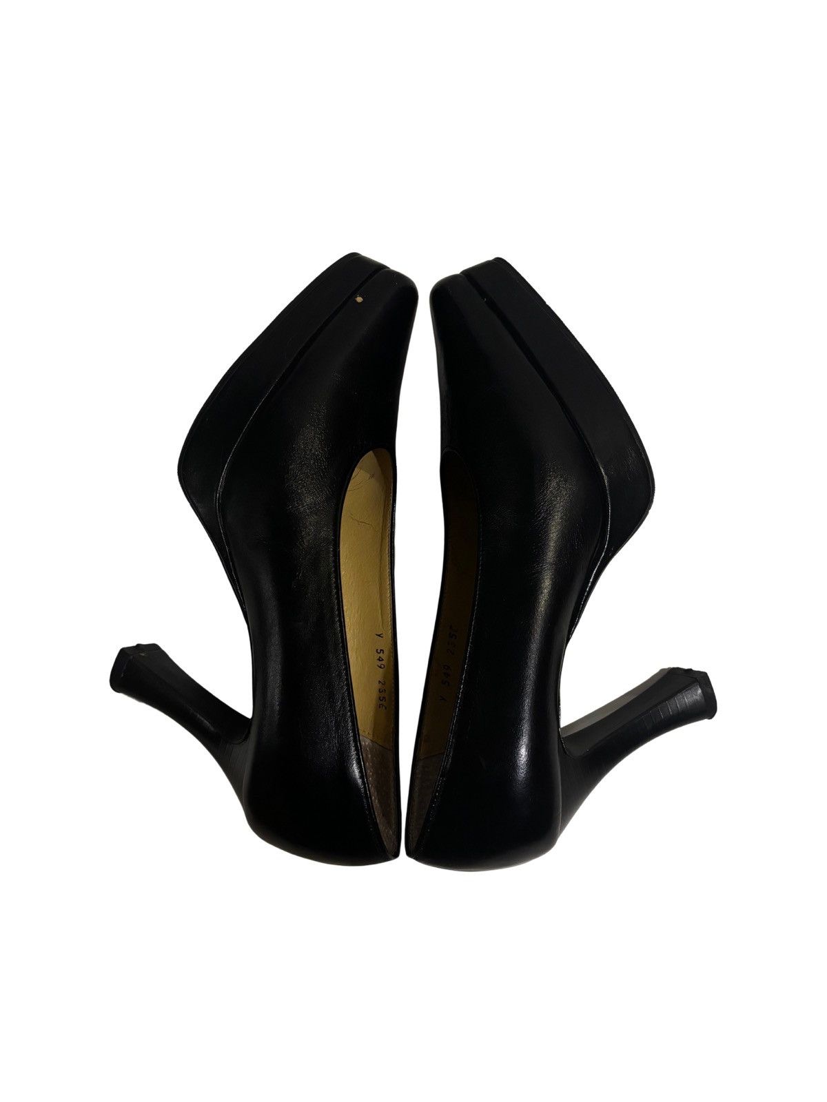 Other Comfort black leather Heels.wf1510 Size US 6.5 / IT 36.5 - 7 Thumbnail