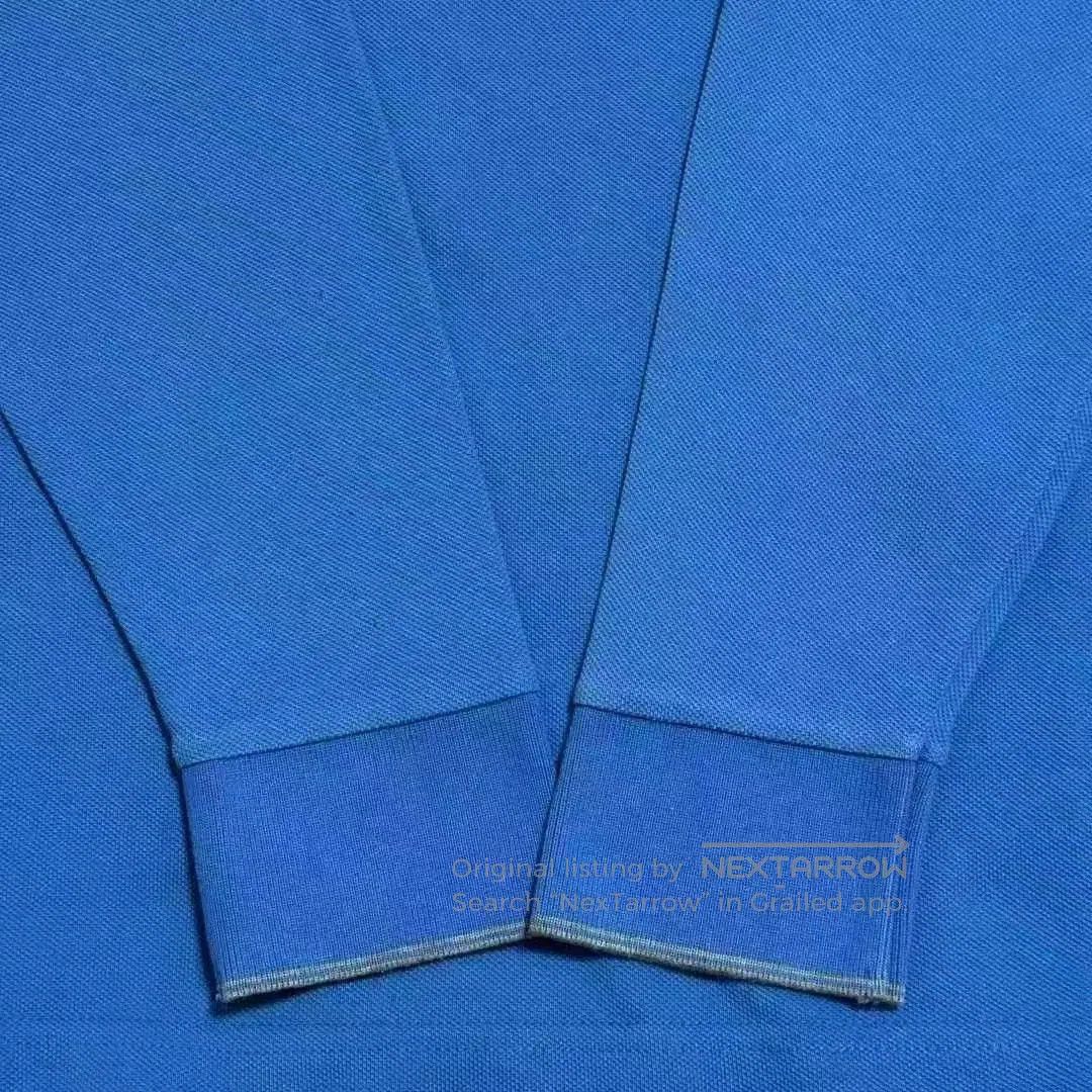 Moncler moncler long sleeve polo shirt in blue. Size US M / EU 48-50 / 2 - 6 Thumbnail