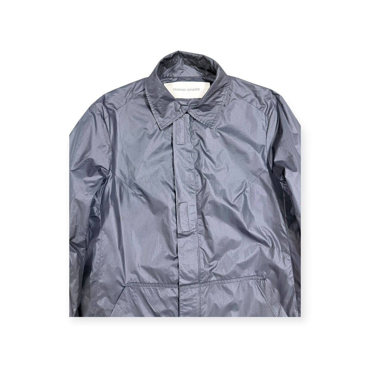 Tsumori Chisato Vtg🔥Tsumori Chisato Issey Miyake Poplin Nylon Zipper Jacket Size US M / EU 48-50 / 2 - 4 Thumbnail
