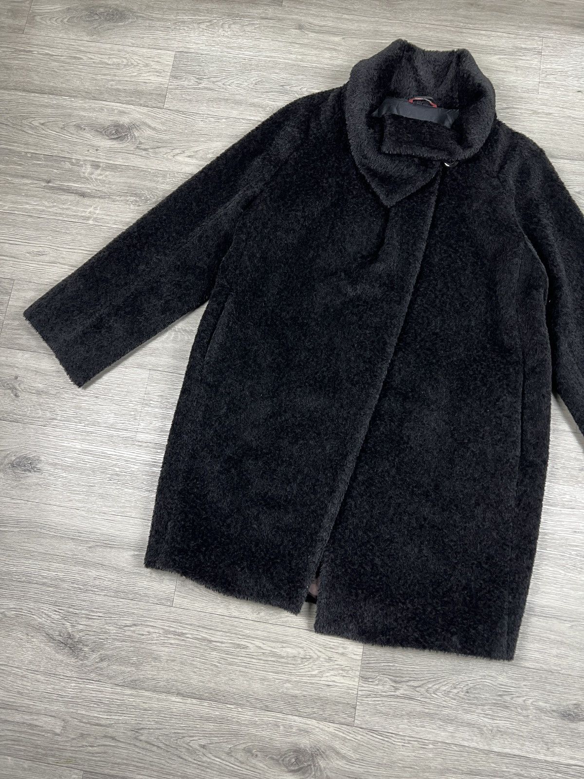 Max Mara Women’s Max Mara Alpaca Blend Coat Black Size L / US 10 / IT 46 - 3 Thumbnail