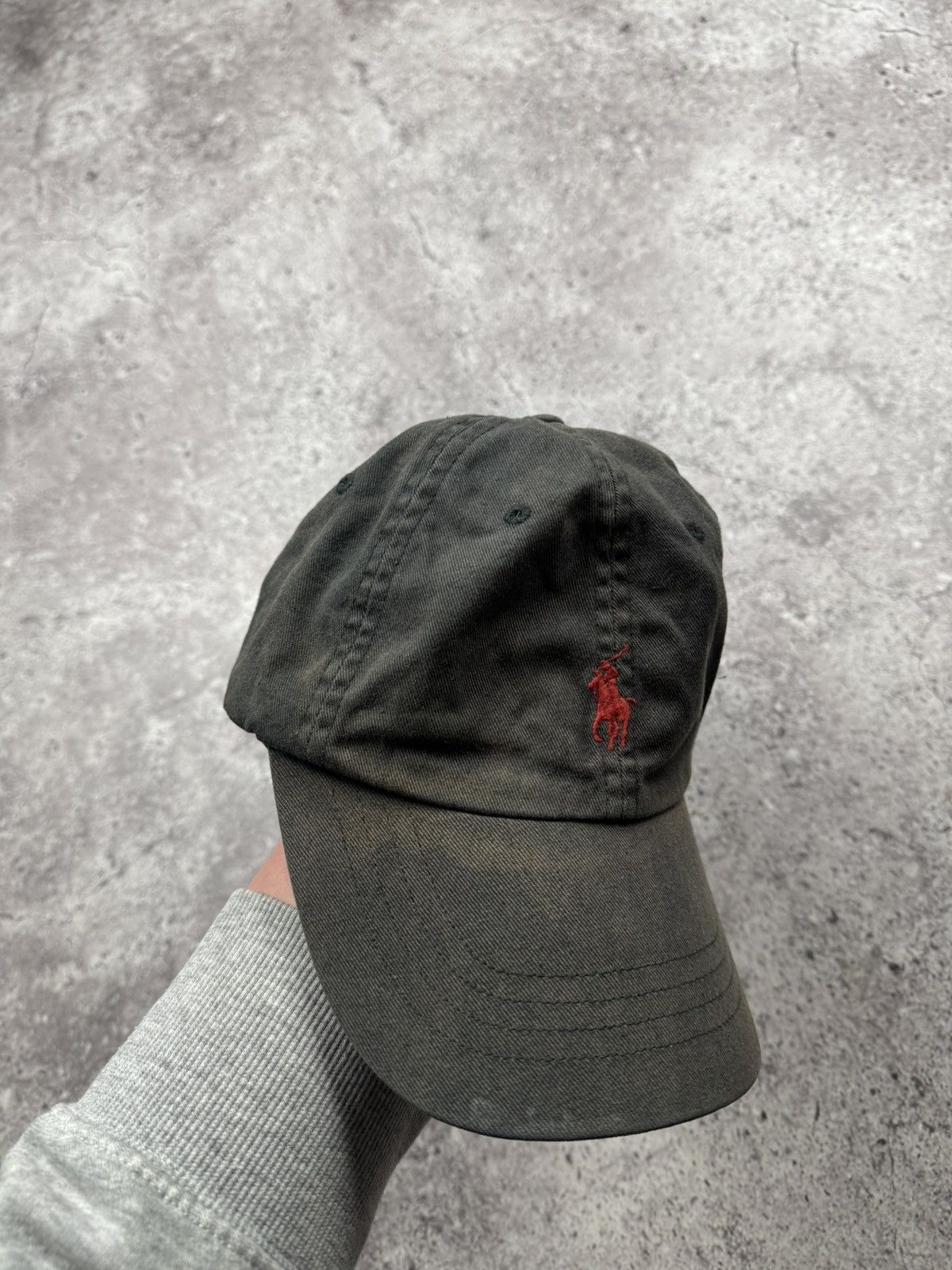 Polo Ralph Lauren Vintage Polo Ralph Lauren Y2K Faded Distressed Cap Japanesse Size ONE SIZE - 6 Thumbnail